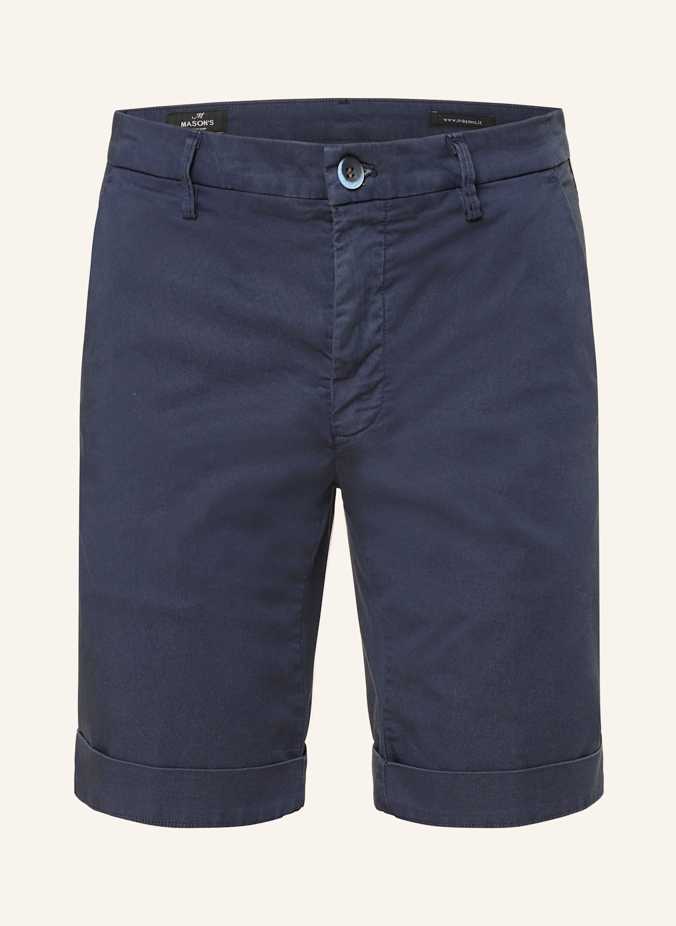 MASON'S Chinoshorts TORINO: DUNKELBLAU