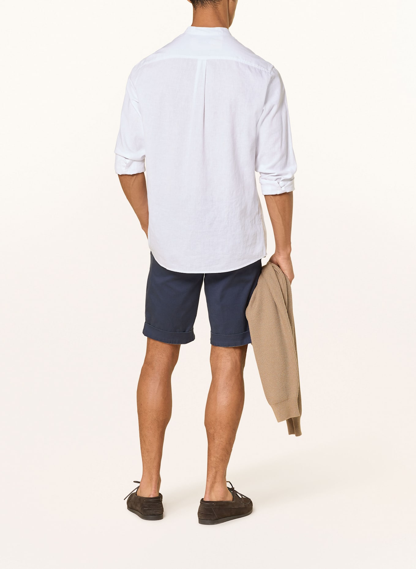 MASON'S Chinoshorts TORINO: DUNKELBLAU