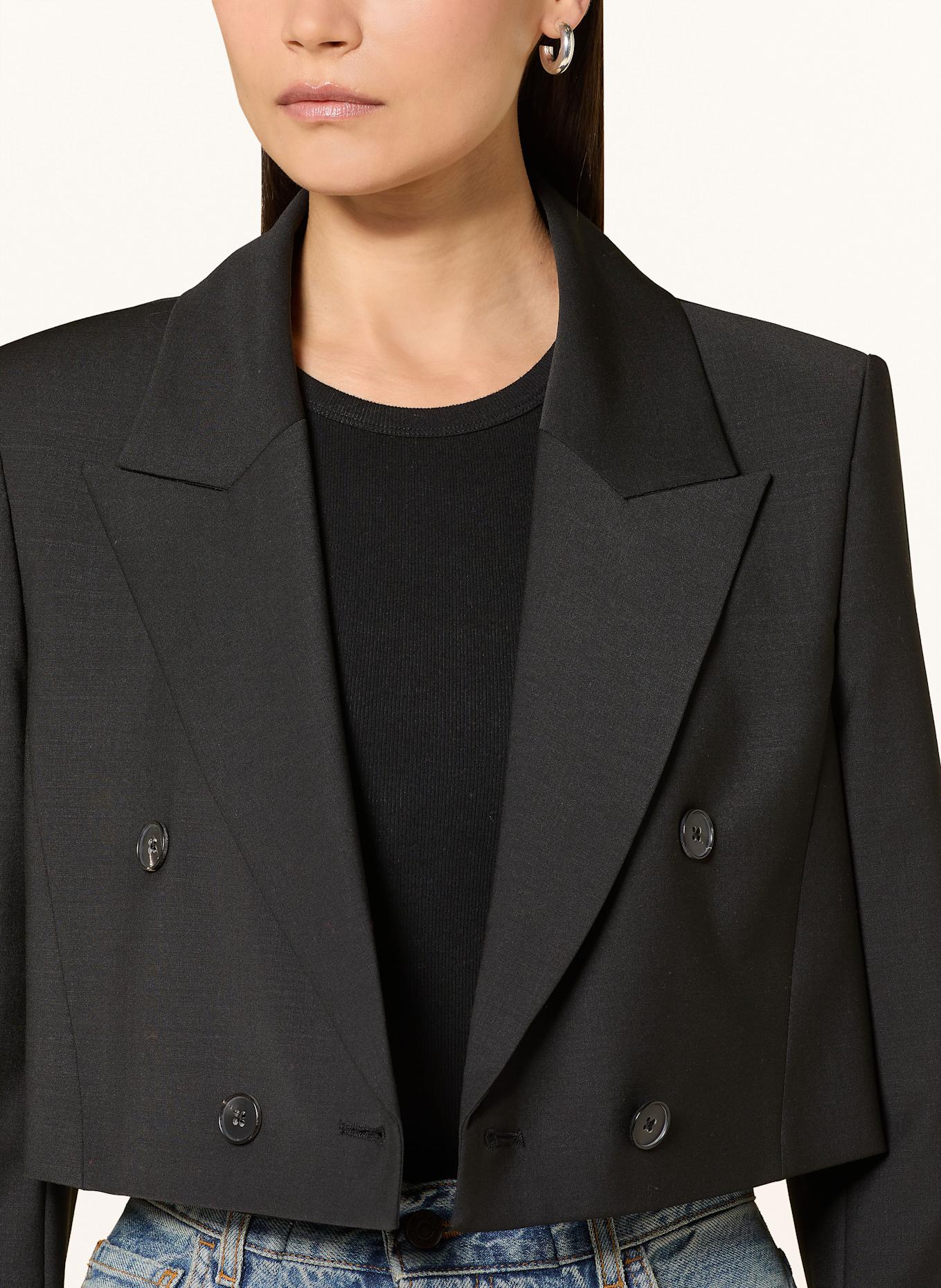 DRYKORN Cropped-Blazer GARVOCK: SCHWARZ