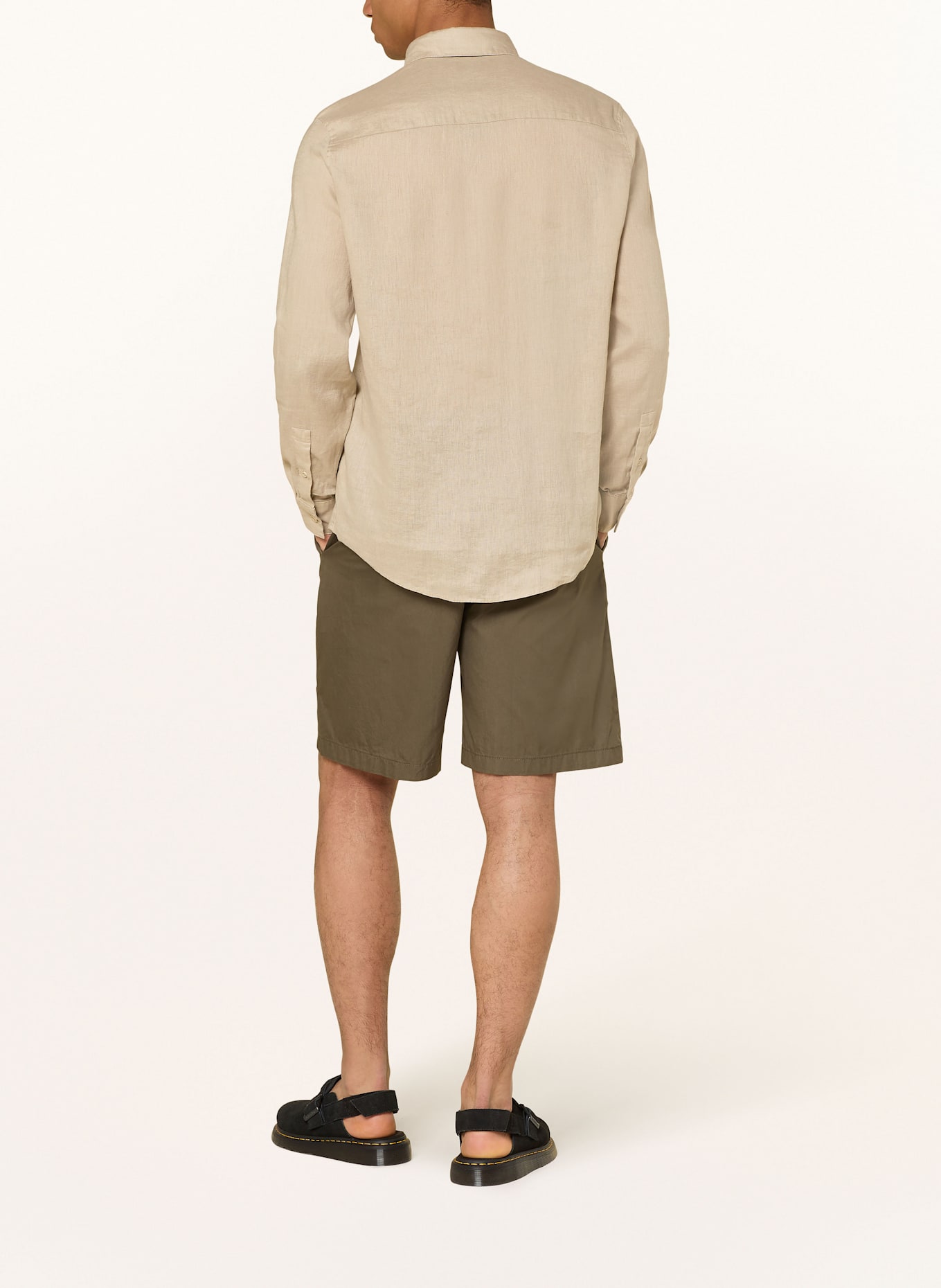 DRYKORN Hemd RAMIS Regular Fit aus Leinen: BEIGE