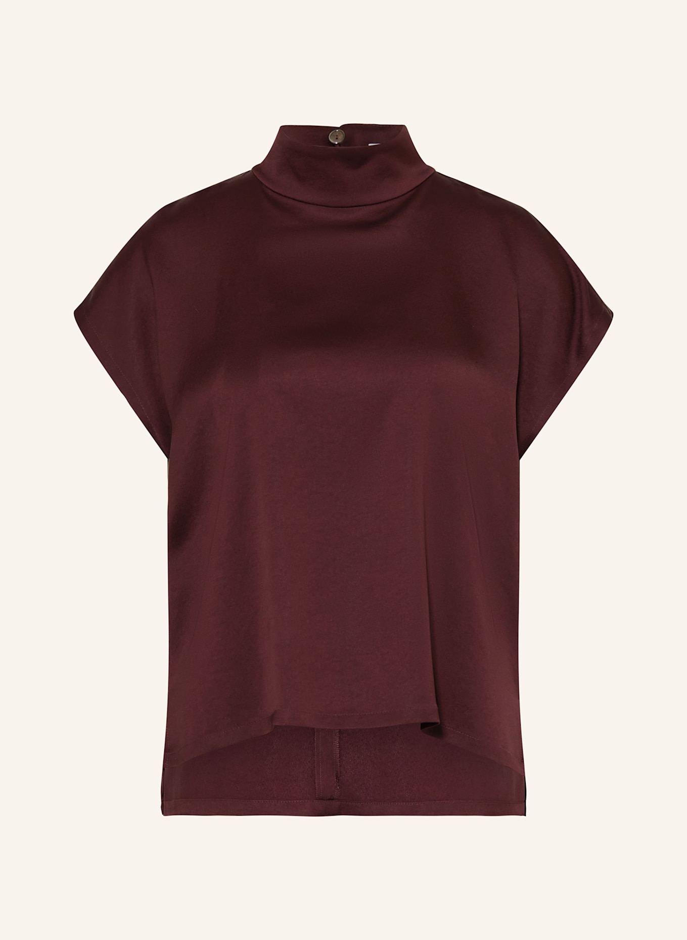 DRYKORN Blusenshirt ALARIA_1 aus Satin: DUNKELROT