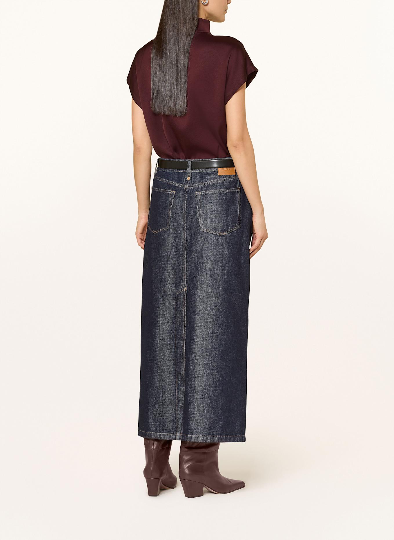DRYKORN Blusenshirt ALARIA_1 aus Satin: DUNKELROT