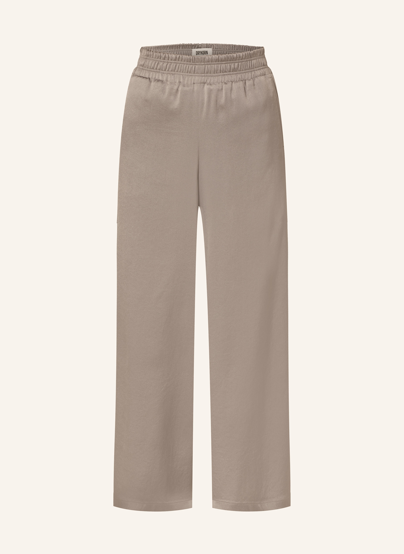 DRYKORN Marlenehose CEILING aus Satin: TAUPE