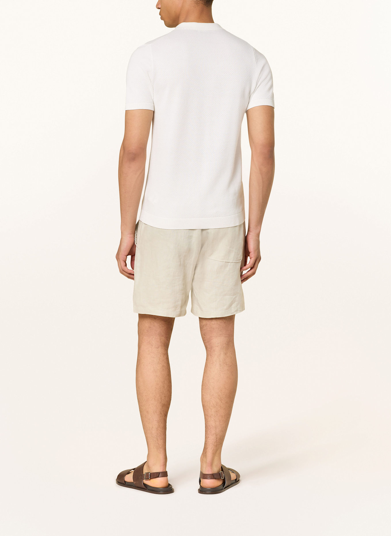 DRYKORN Strick-Poloshirt TRITON Regular Fit, Farbe: ECRU (Bild 3)