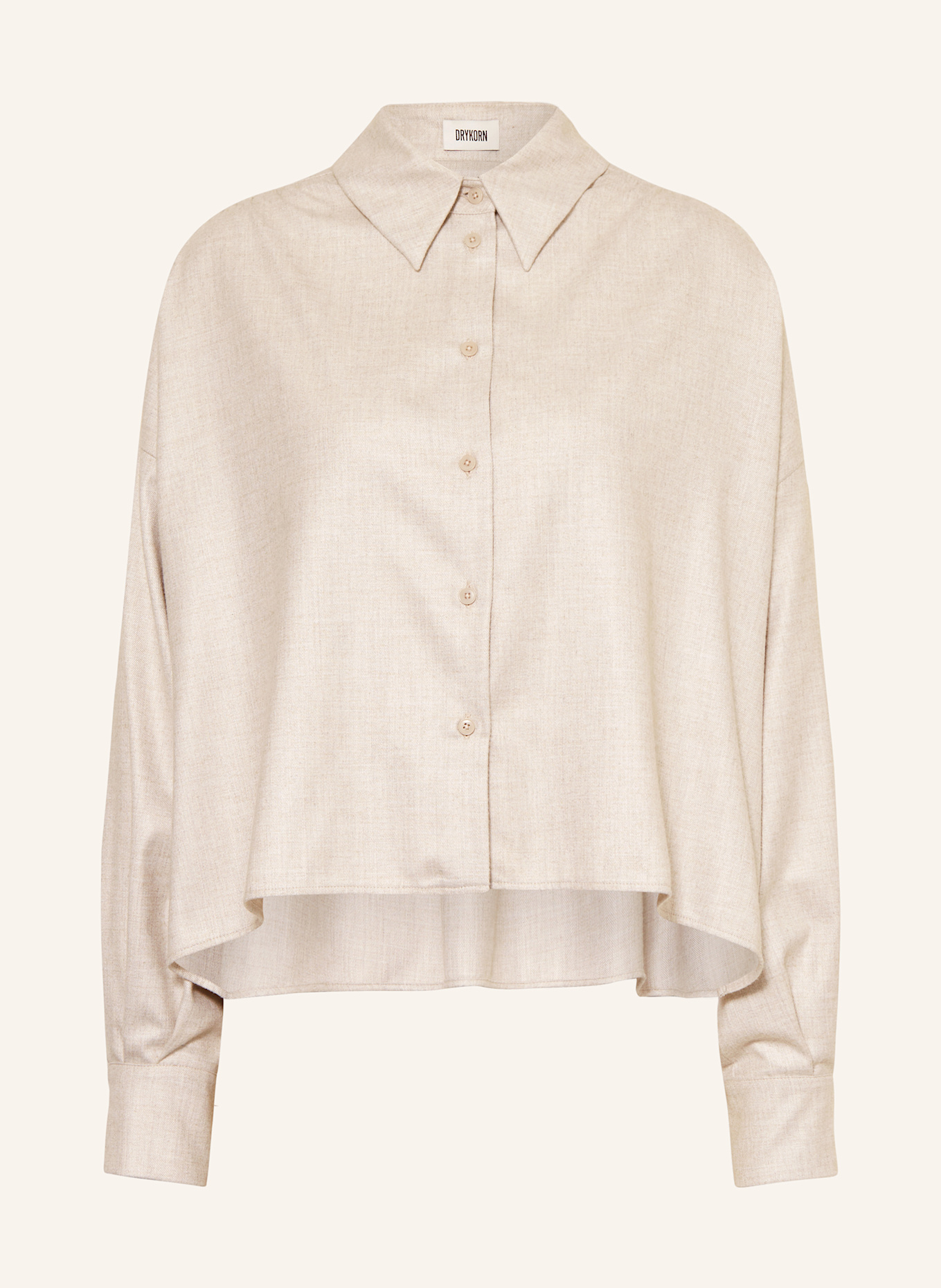 DRYKORN Hemdbluse FLANNA: BEIGE