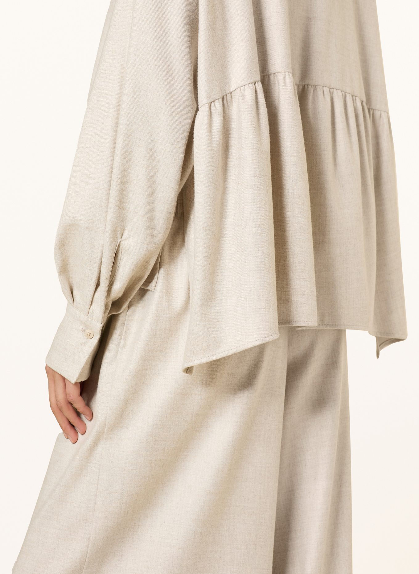 DRYKORN Hemdbluse FLANNA: BEIGE