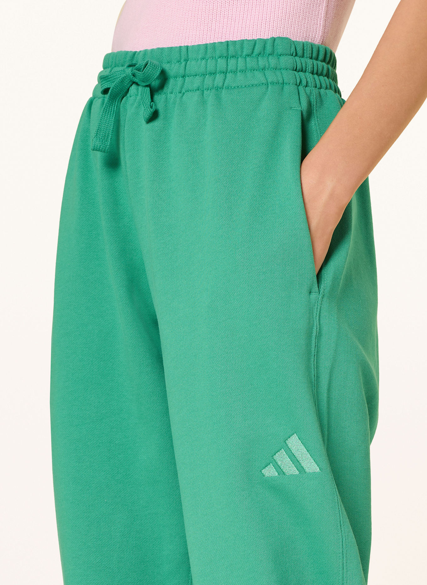 adidas Track Pants ALL SZN FRENCH TERRY LOOSE: GRÜN