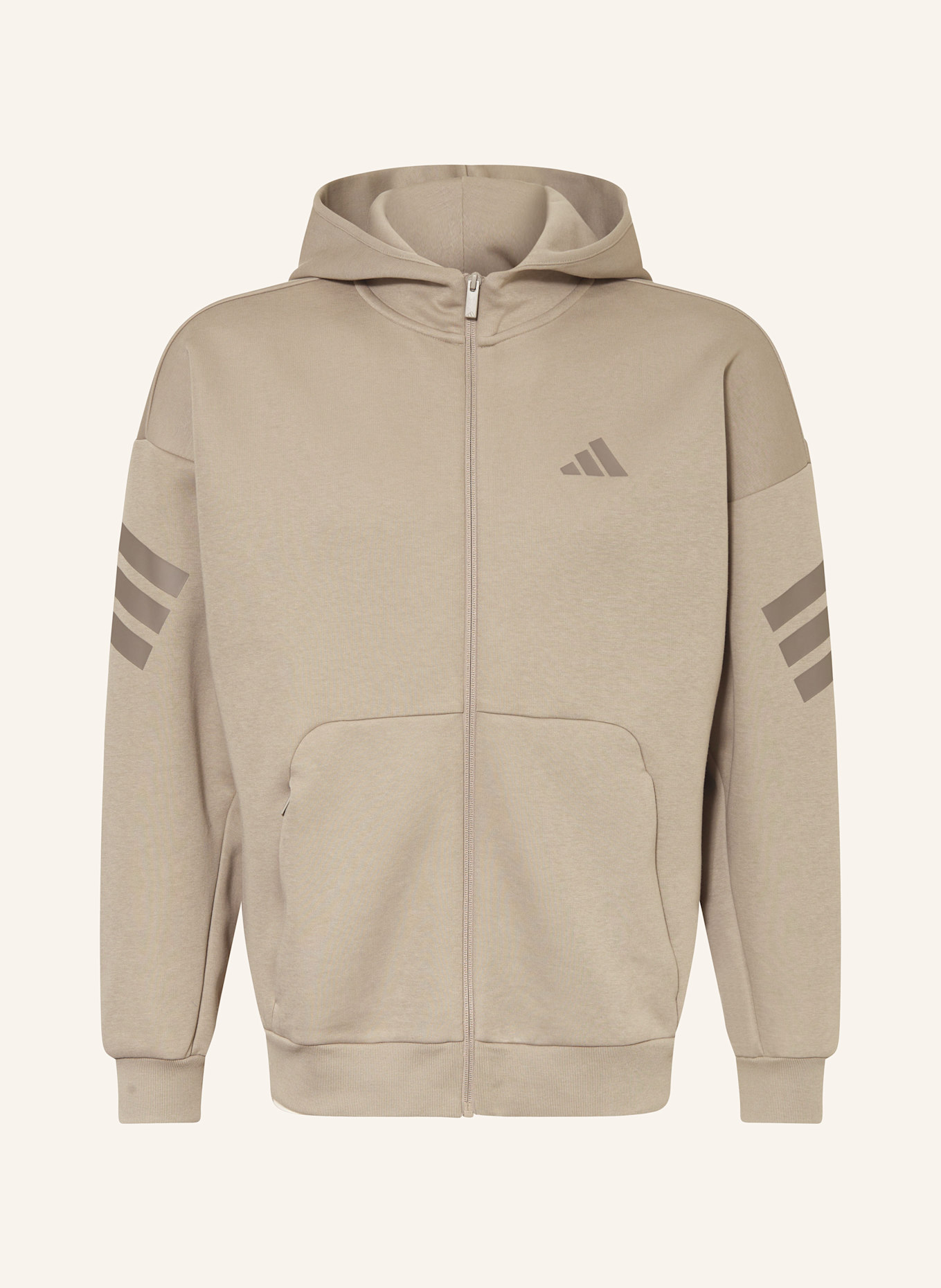 adidas Sweatjacke FUTURE ICONS THREE STRIPES: TAUPE