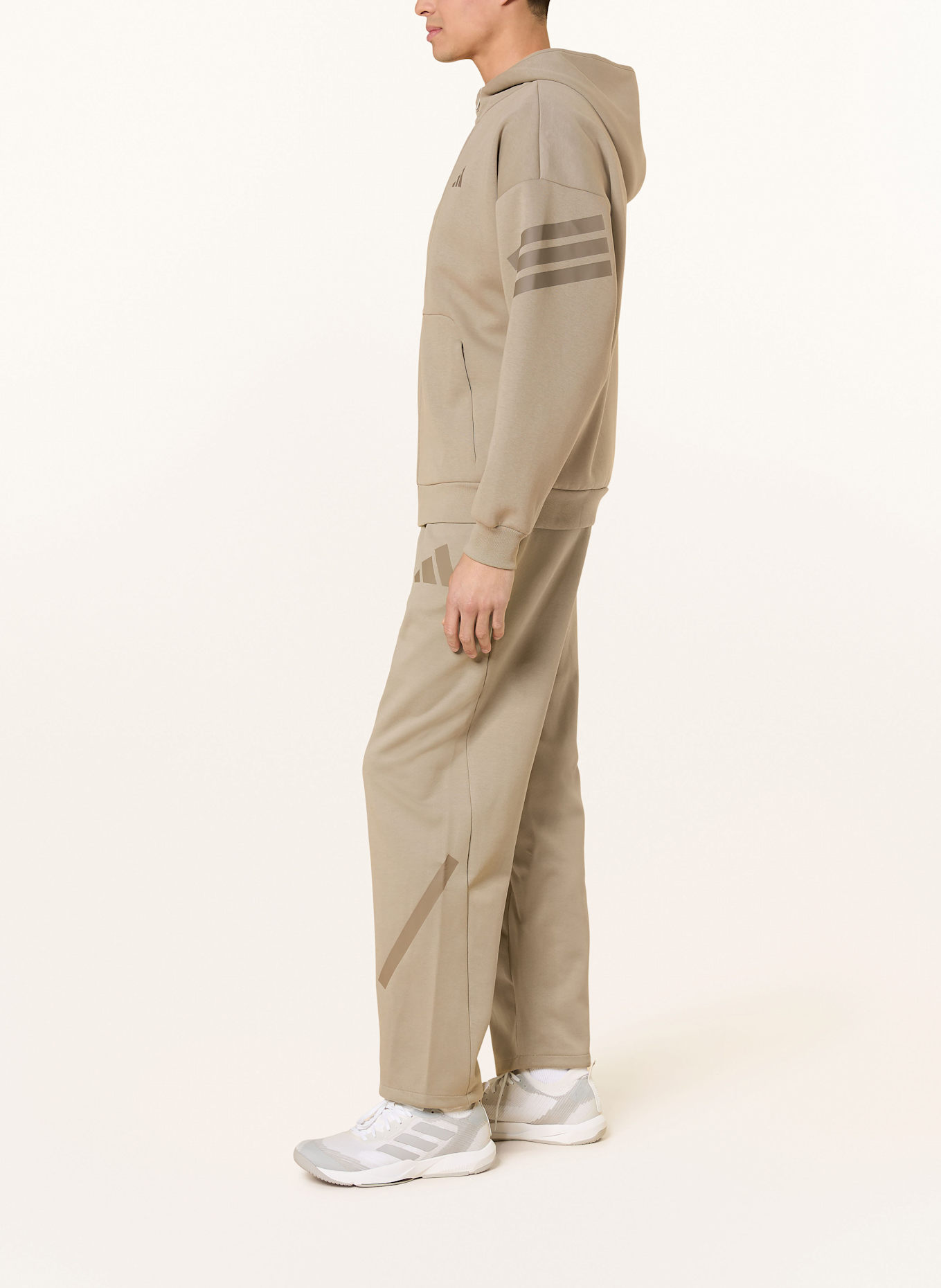 adidas Sweatjacke FUTURE ICONS THREE STRIPES: TAUPE