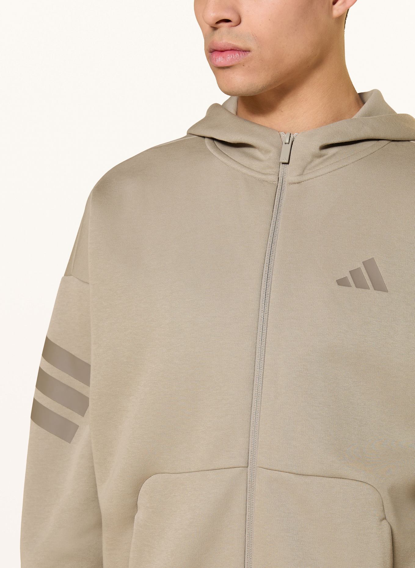 adidas Sweatjacke FUTURE ICONS THREE STRIPES: TAUPE