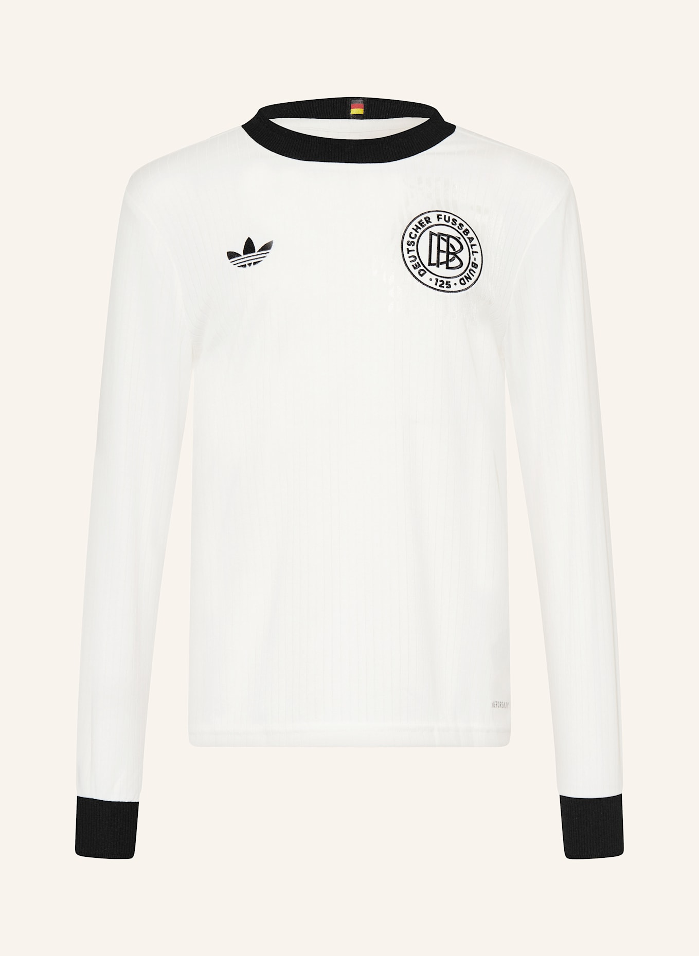 adidas Trykot GERMANY 125 ANNIVERSARY: BIAŁY / CZARNY