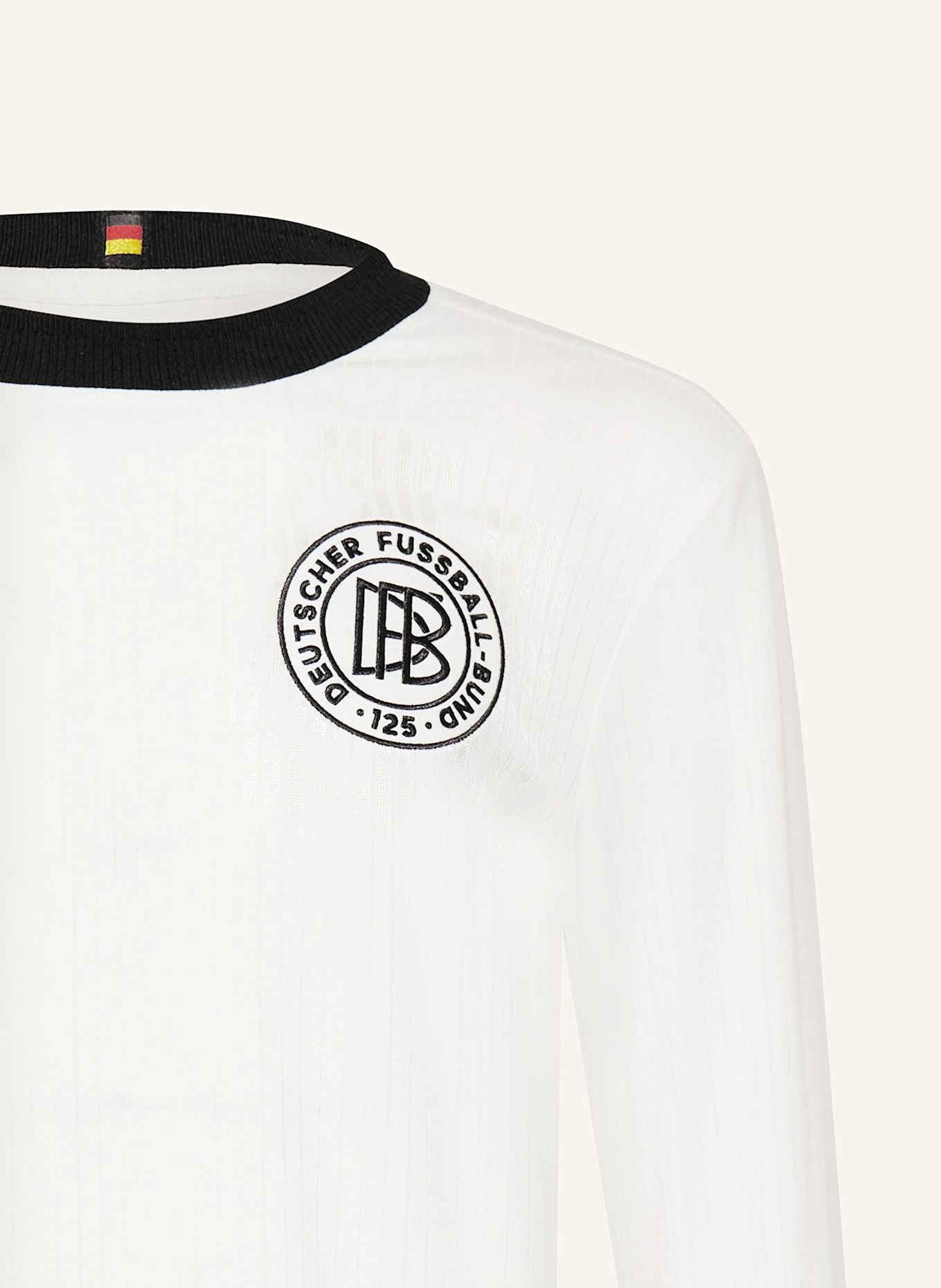 adidas Trykot GERMANY 125 ANNIVERSARY: BIAŁY / CZARNY