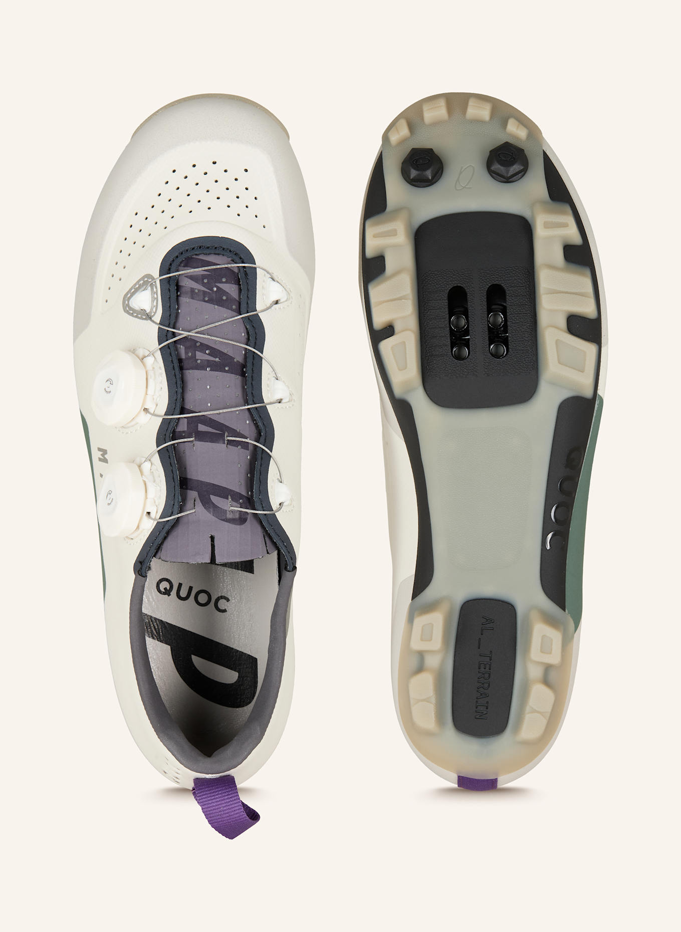 MAAP Gravel bike shoes GRAN TOURER XC: CREAM / TAUPE / GRAY