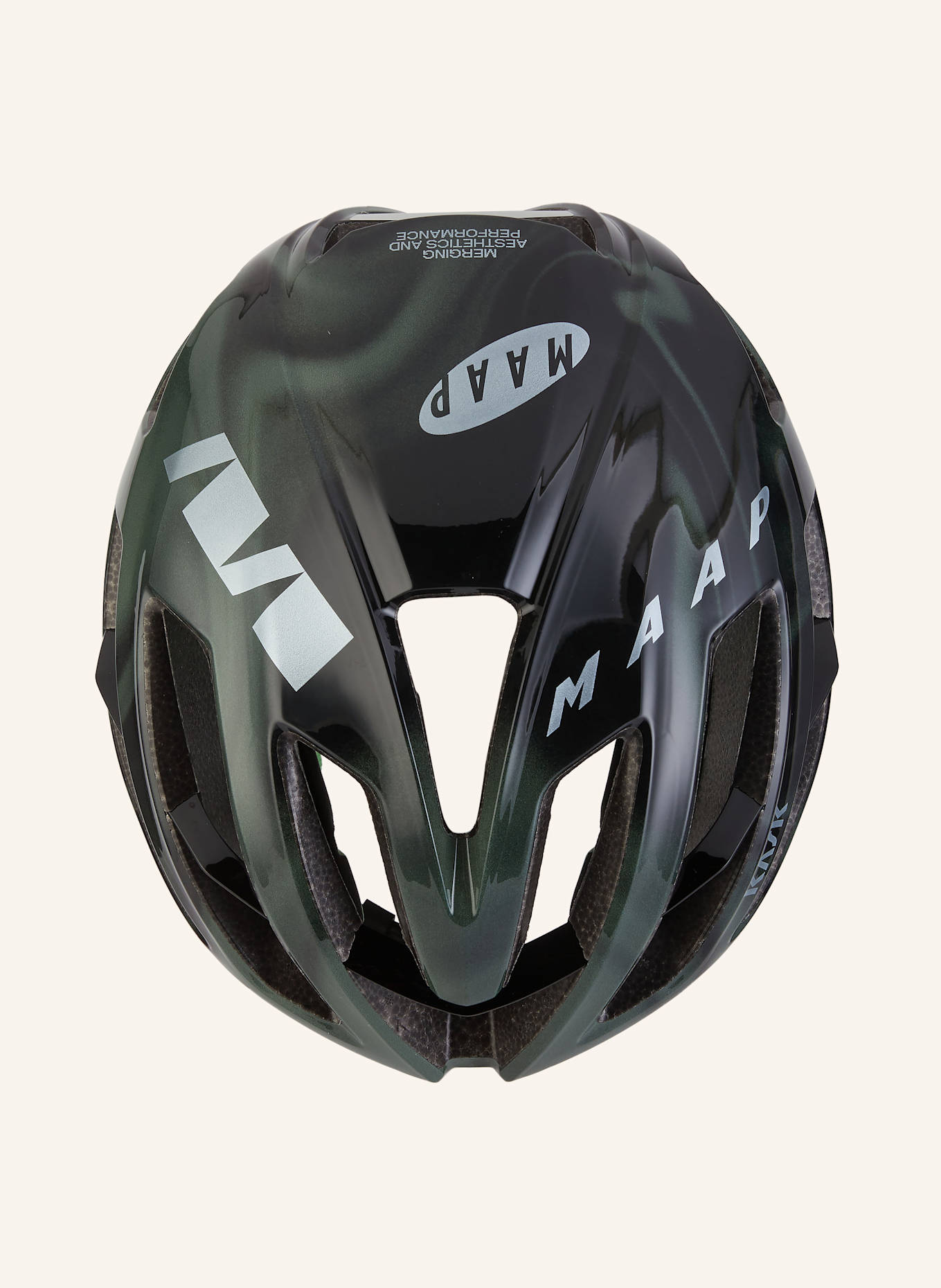MAAP Fahrradhelm MAAP x KASK Protone Icon: DUNKELGRÜN / SCHWARZ