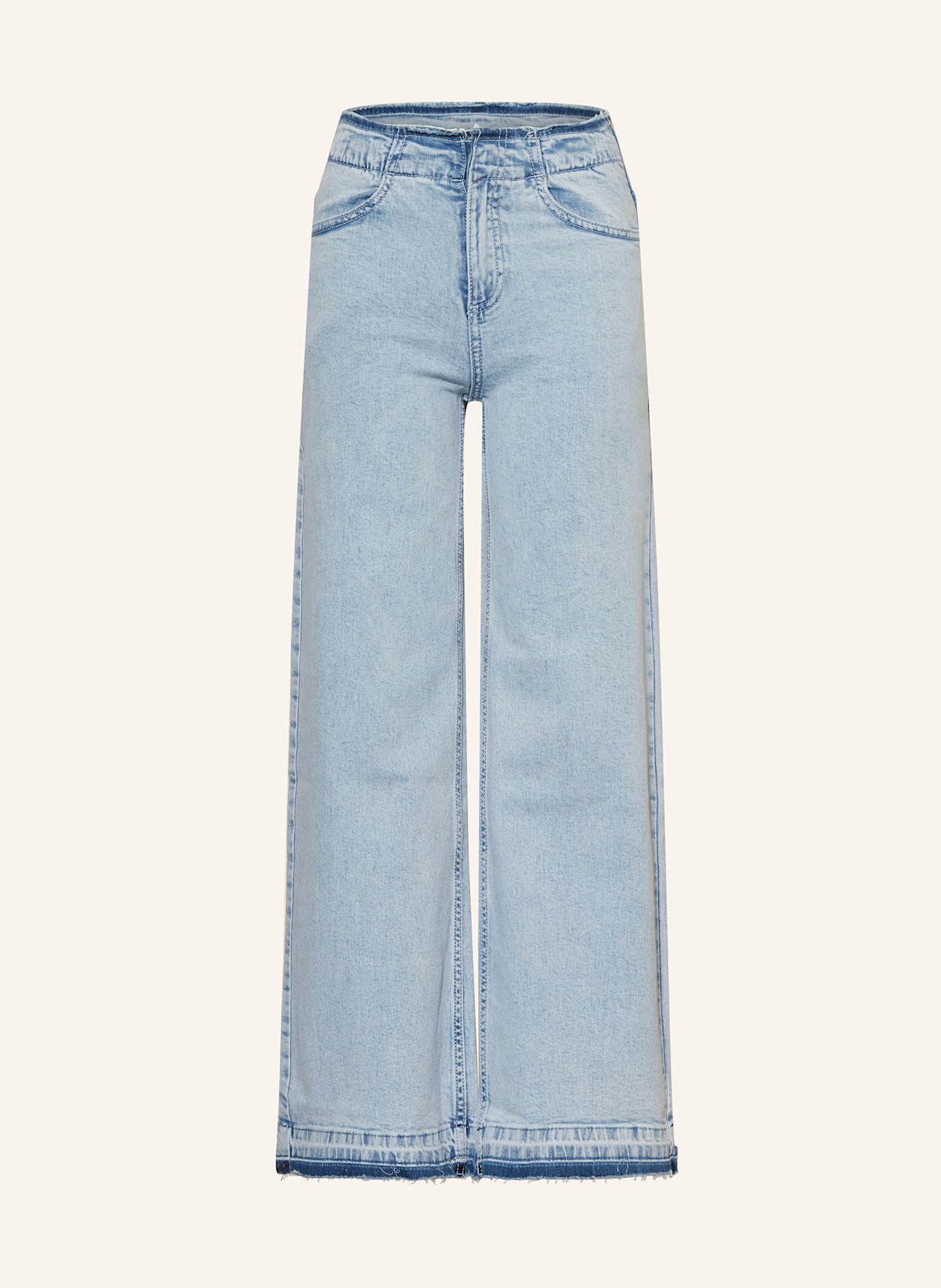 s.Oliver RED Wide Leg Jeans: 53Z4 BLUE