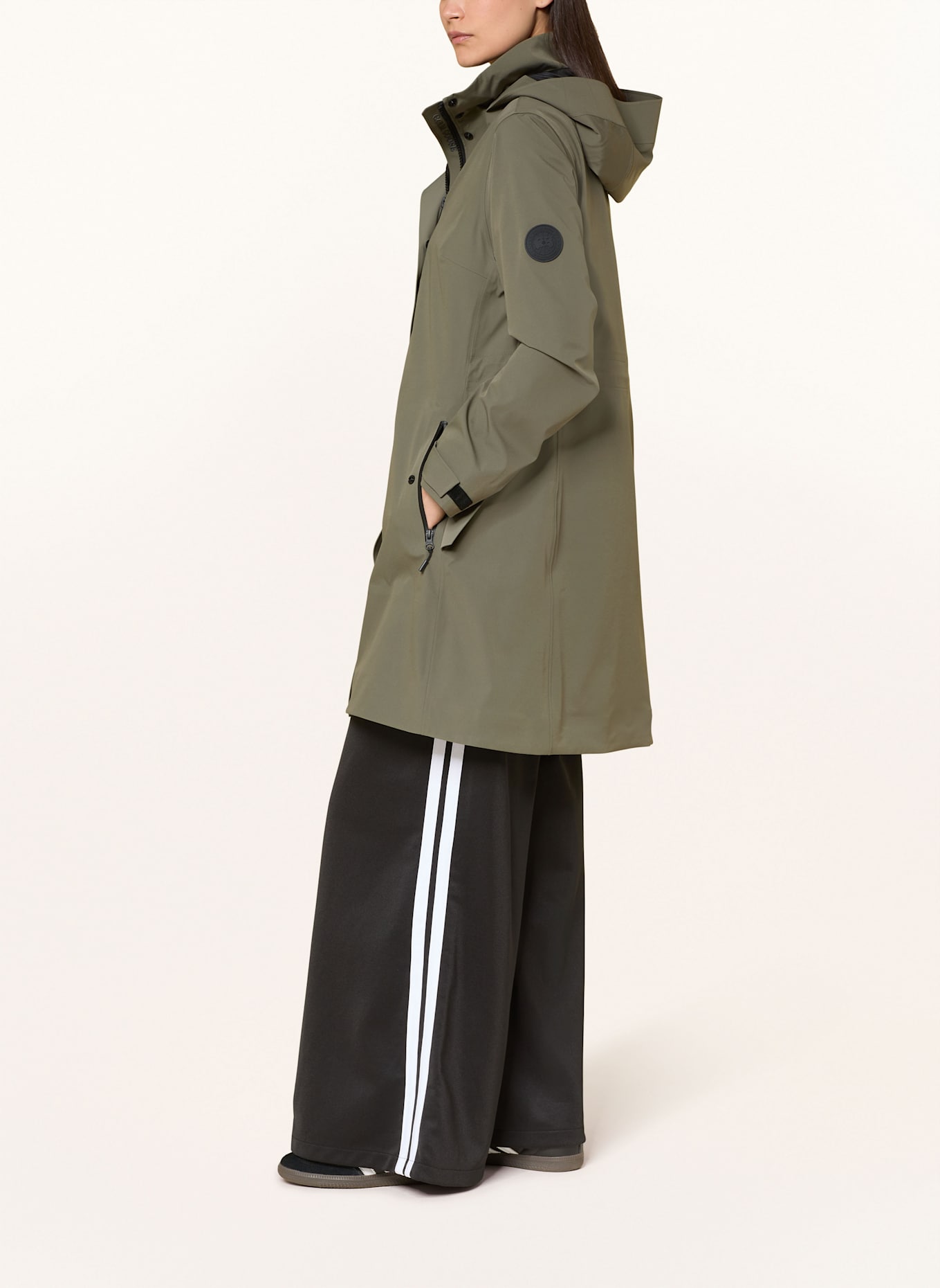 CANADA GOOSE Regenmantel CARDERO: GRÜN