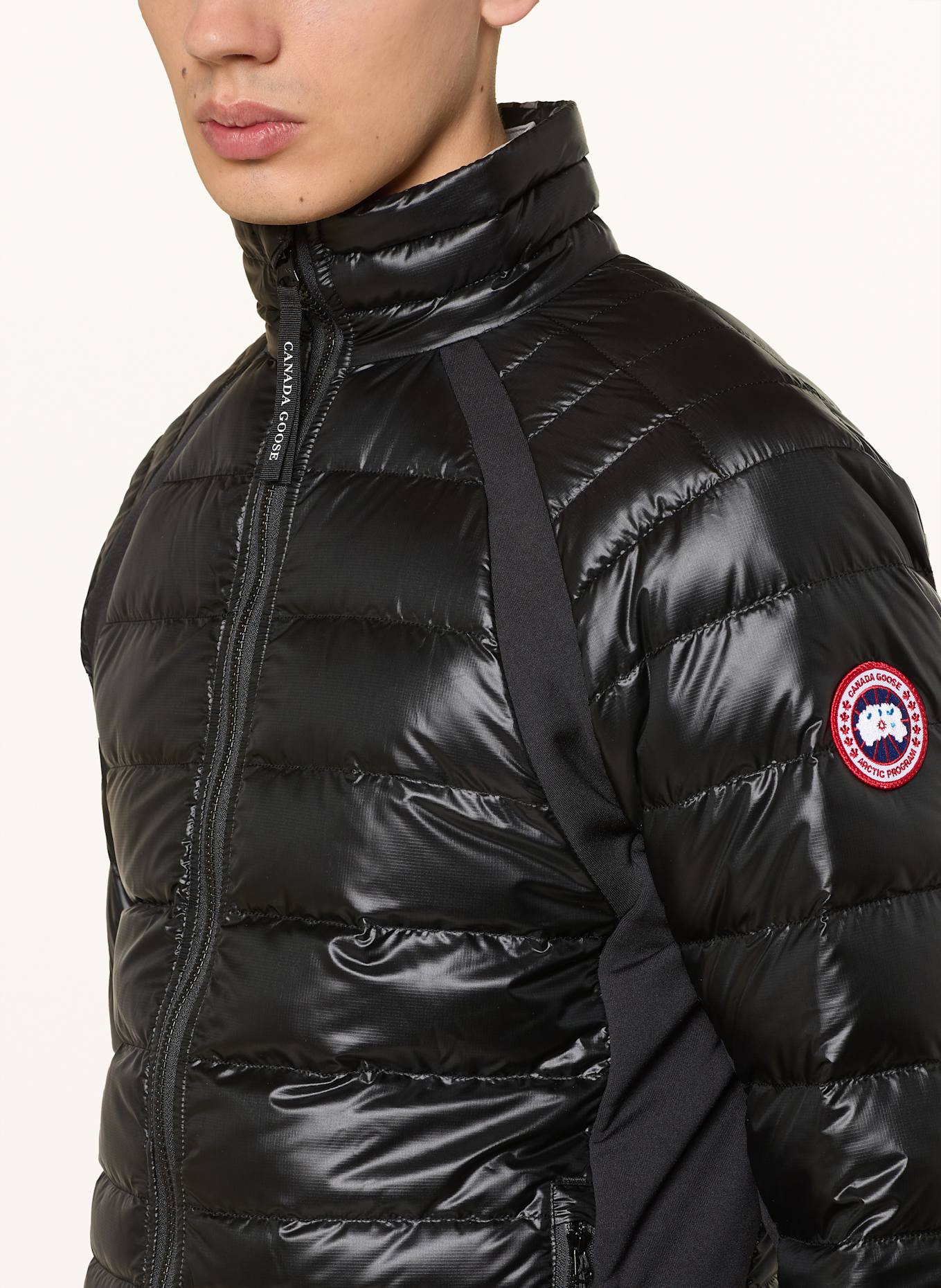 CANADA GOOSE Lightweight-Daunenjacke HYBRIDGE LITE: SCHWARZ