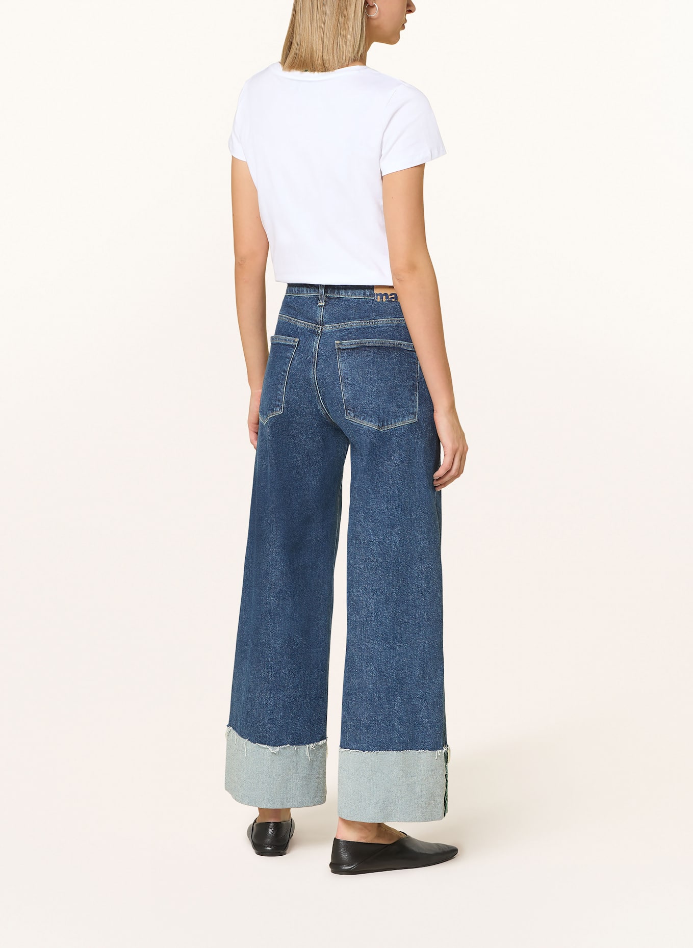 MORE & MORE T-Shirt mit Pailletten: WEISS