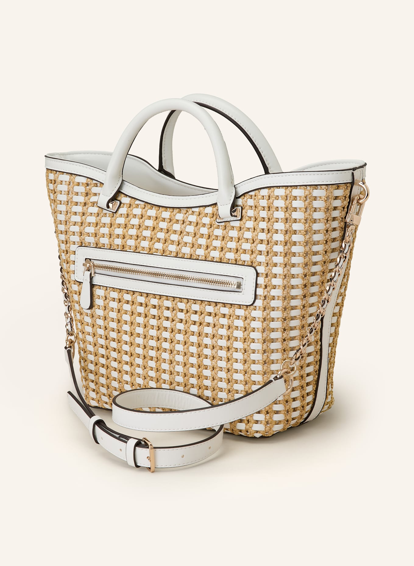 GUESS Shopper ATALIA: WEISS/ HELLBRAUN