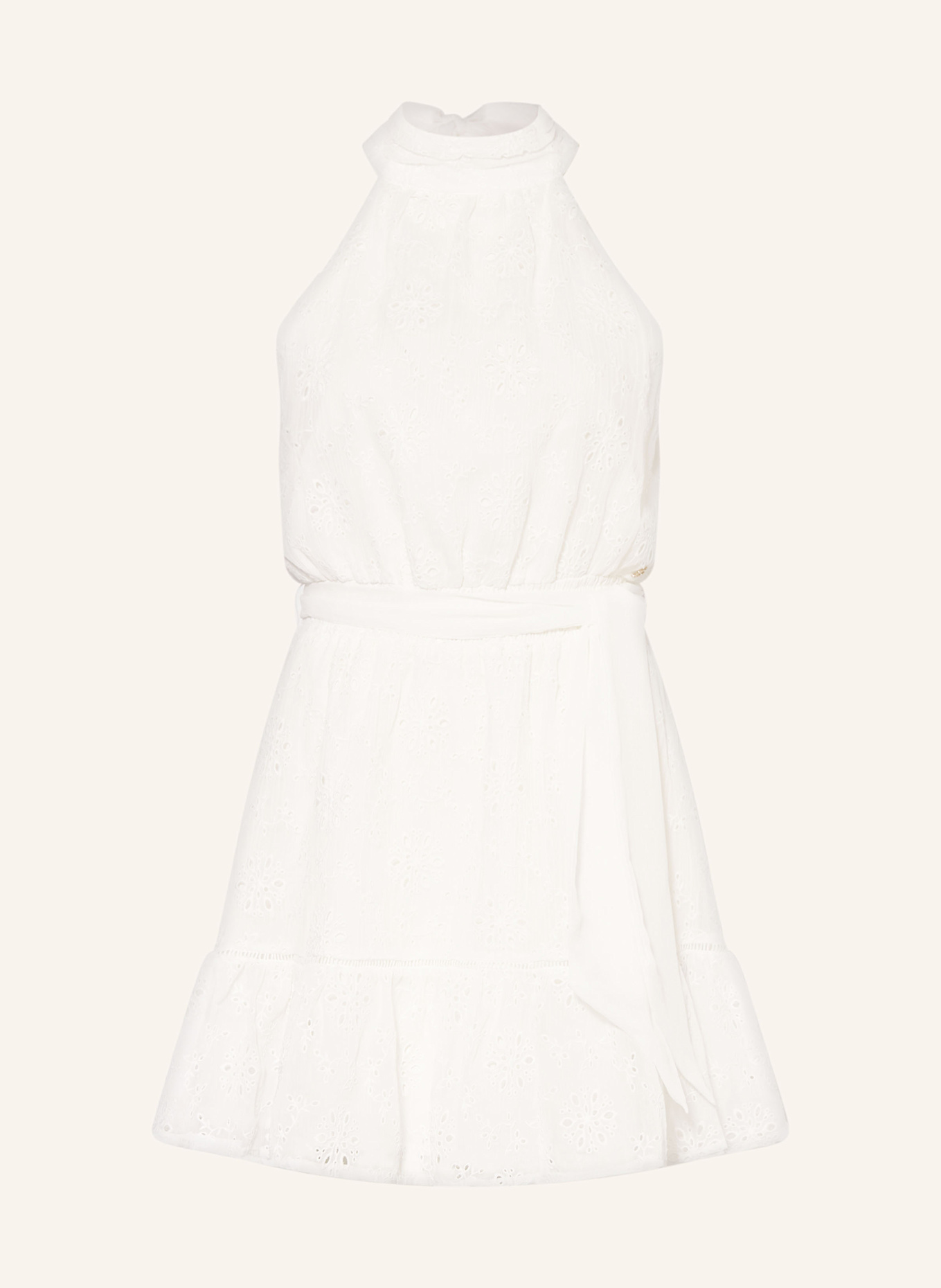 GUESS Kleid DANILE aus Lochspitze: WEISS