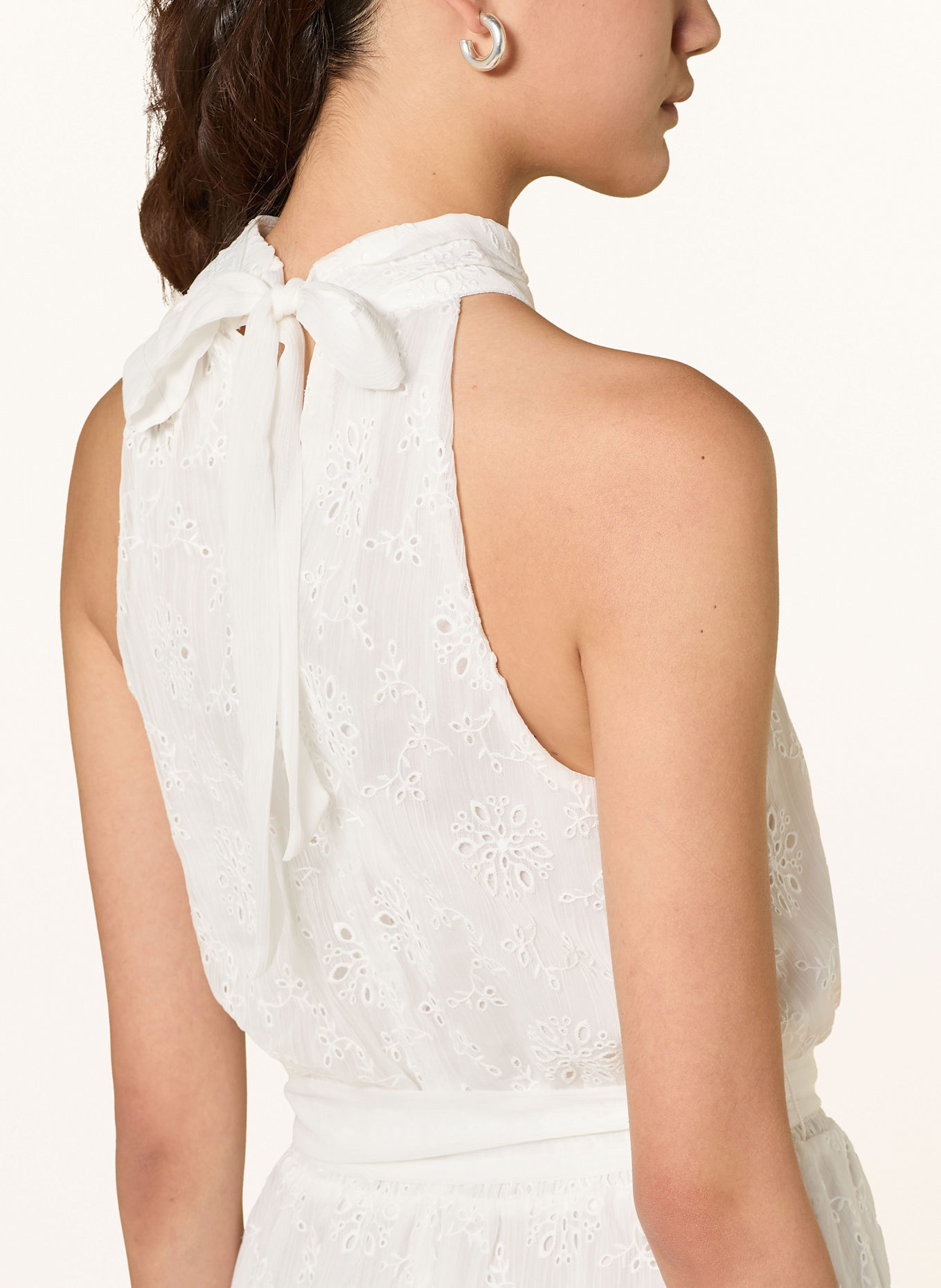 GUESS Kleid DANILE aus Lochspitze: WEISS
