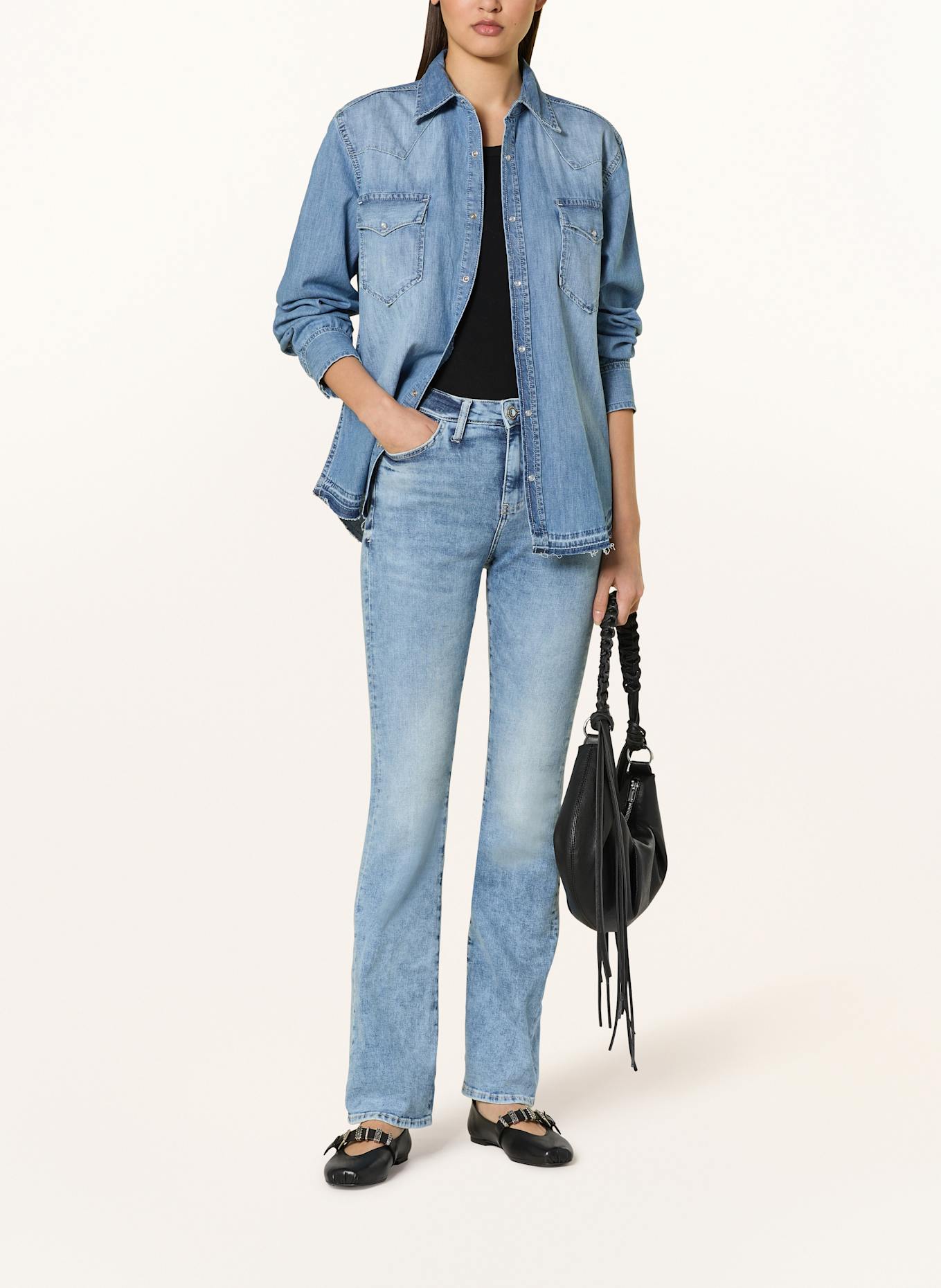 GUESS Flared jeans SEXY FLARE: BELT BELLA VITA