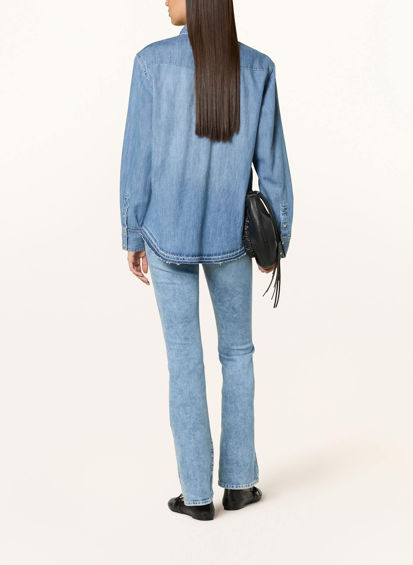 GUESS Flared jeans SEXY FLARE: BELT BELLA VITA