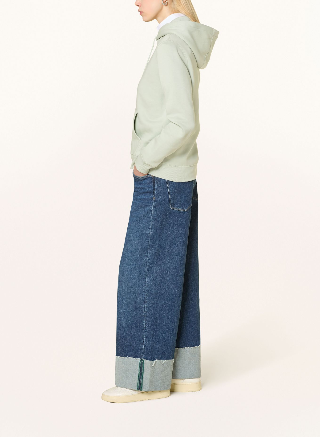 TOMMY JEANS Hoodie: MINT