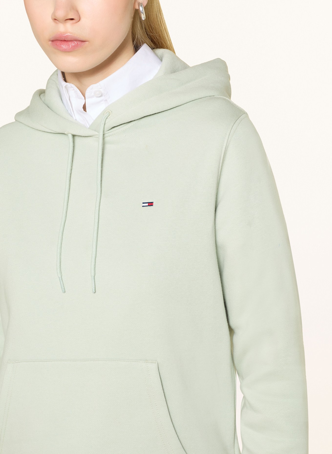 TOMMY JEANS Hoodie: MINT