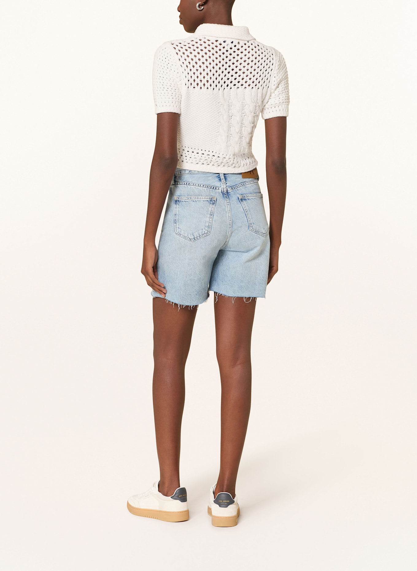 TOMMY JEANS Strickjacke: WEISS