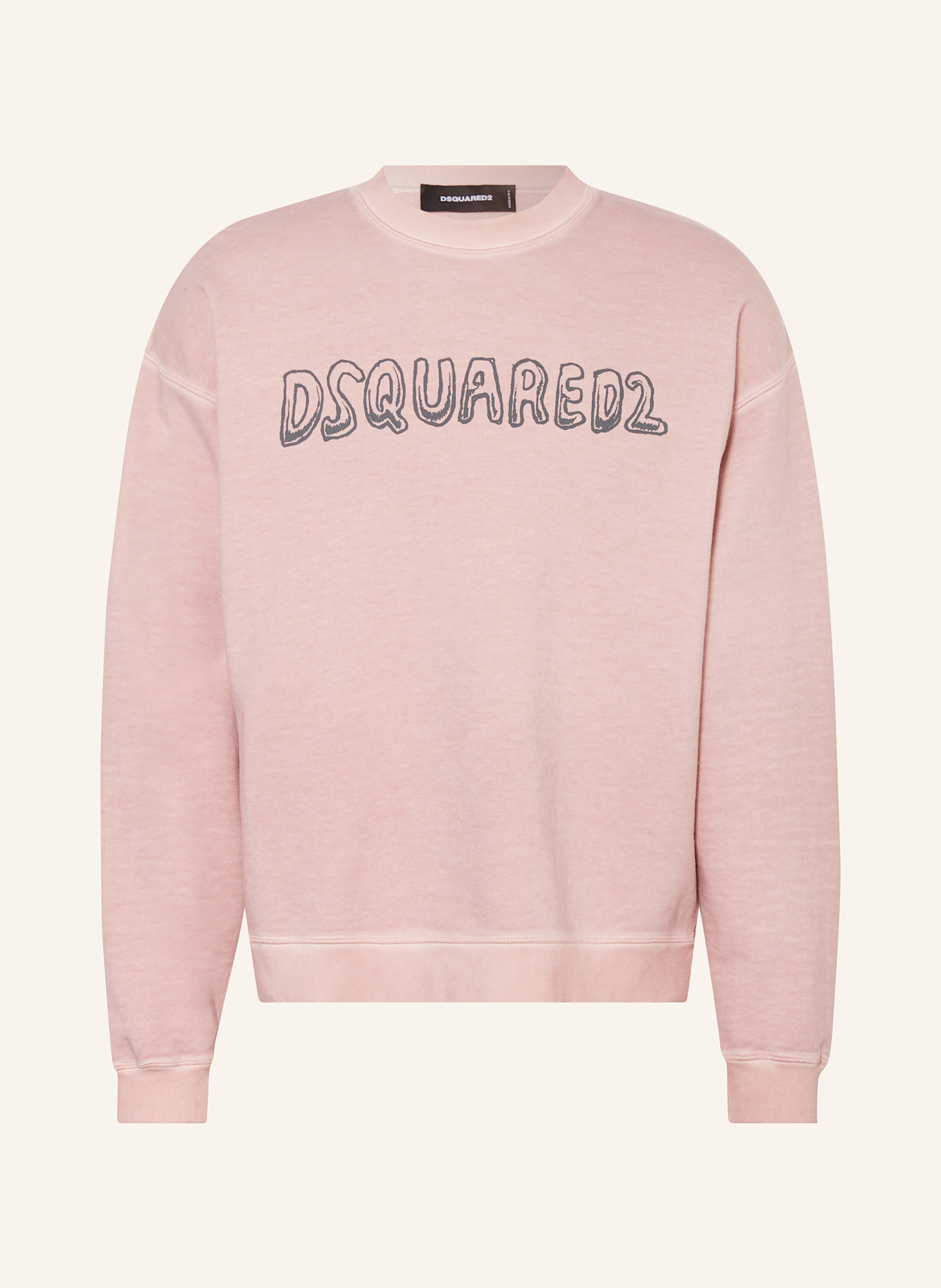 DSQUARED2 Sweatshirt RELAX FIT: ROSÉ