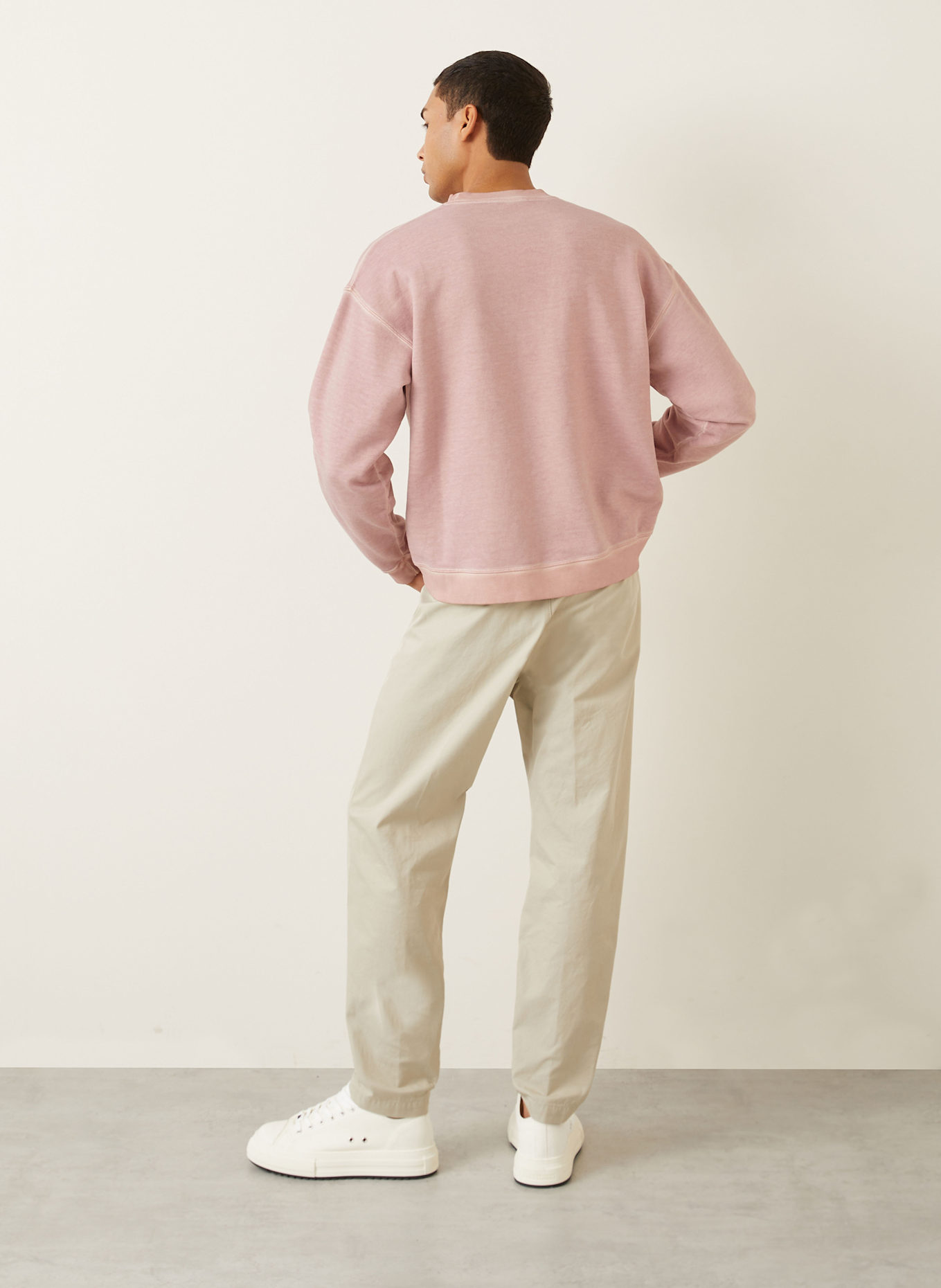 DSQUARED2 Sweatshirt RELAX FIT: ROSÉ