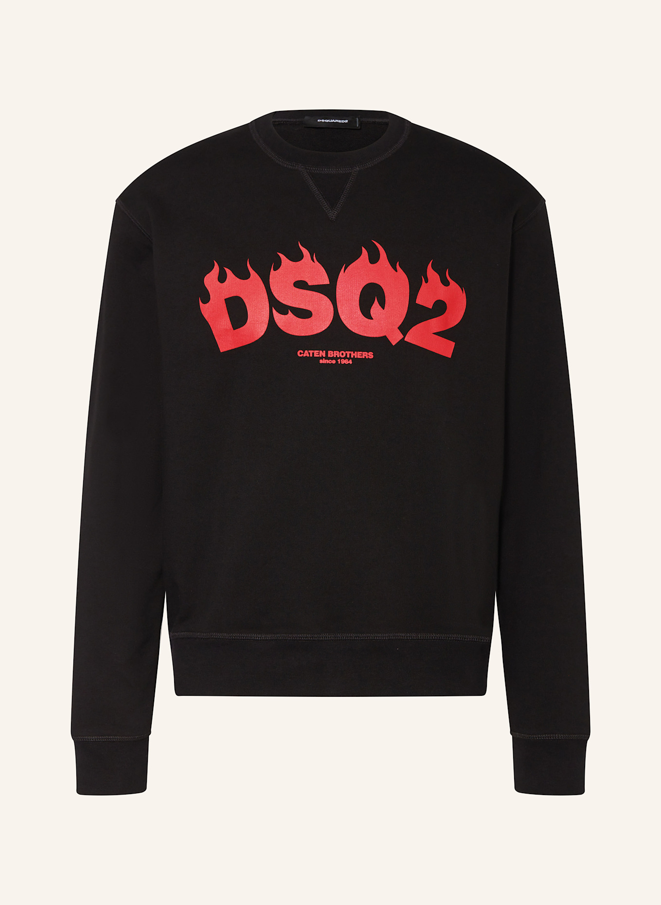 DSQUARED2 Sweatshirt COOL FIT: SCHWARZ