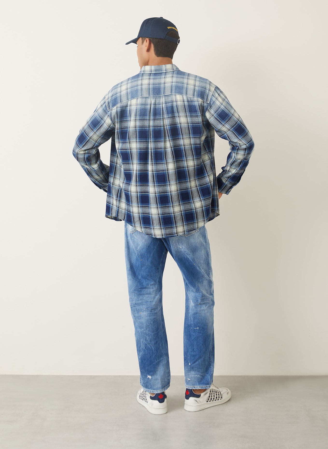 DSQUARED2 Jeans LONDON BRO Regular Fit: 470 NAVY BLUE