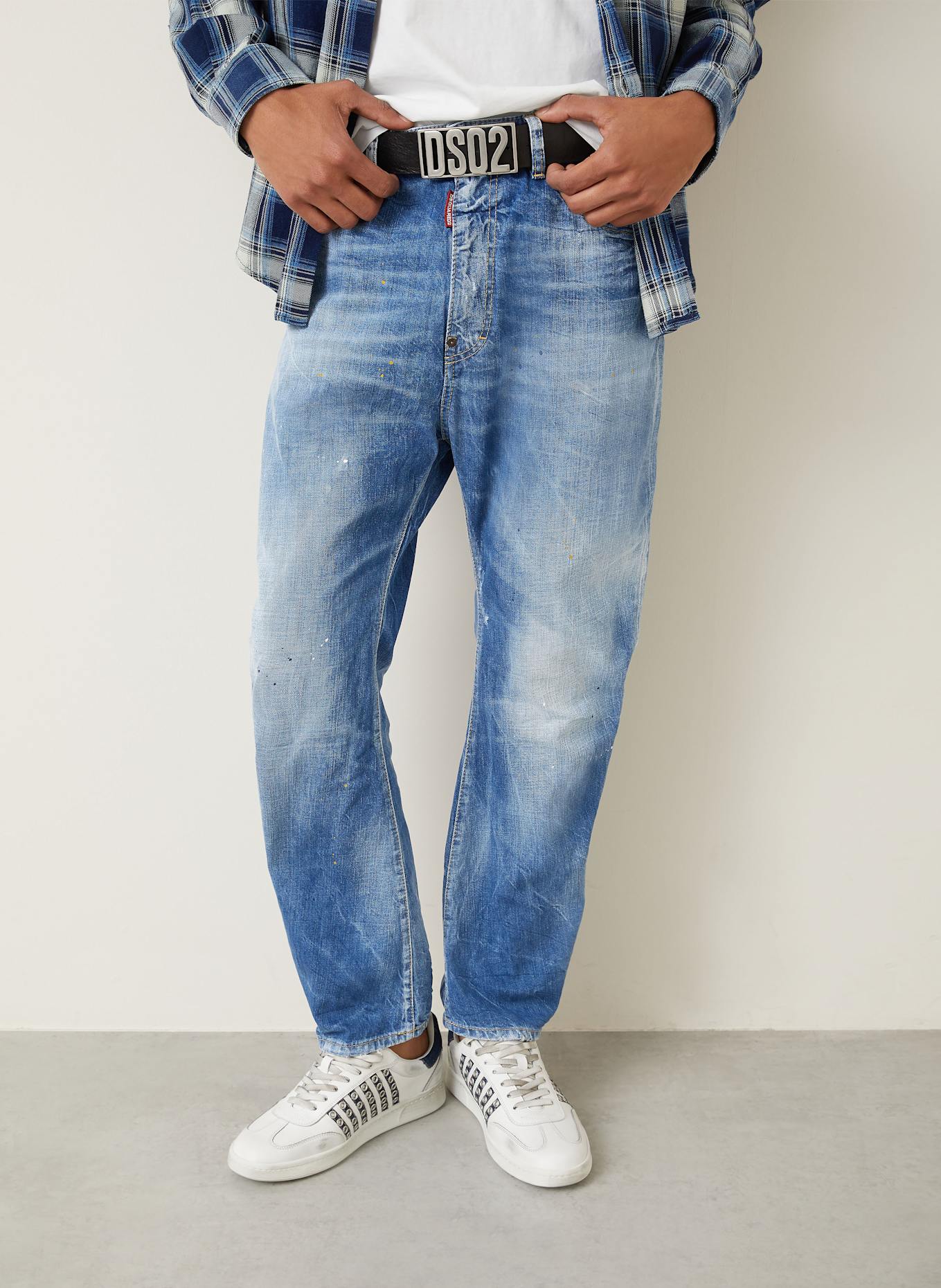DSQUARED2 Jeans LONDON BRO Regular Fit: 470 NAVY BLUE