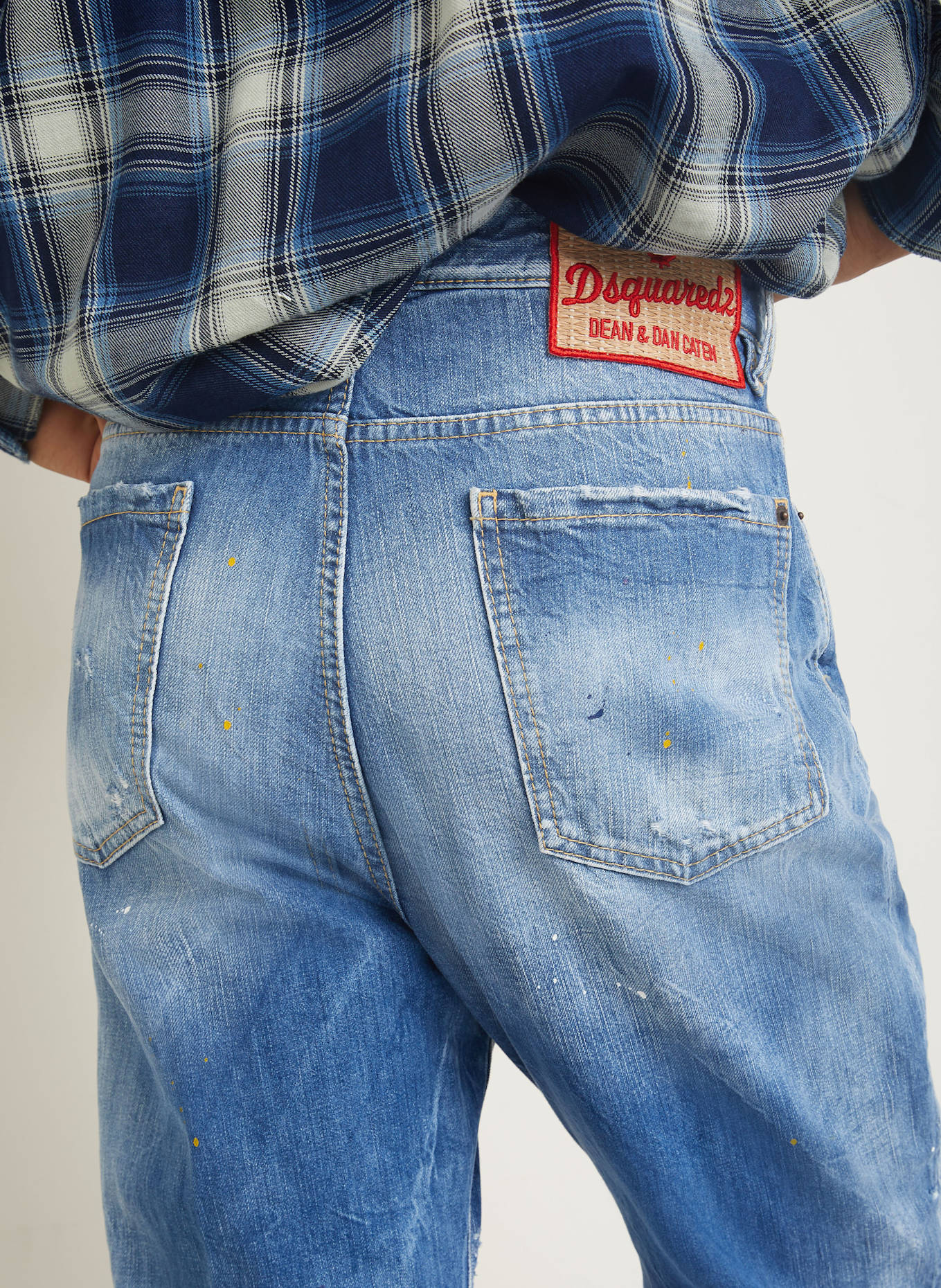 DSQUARED2 Jeans LONDON BRO Regular Fit: 470 NAVY BLUE