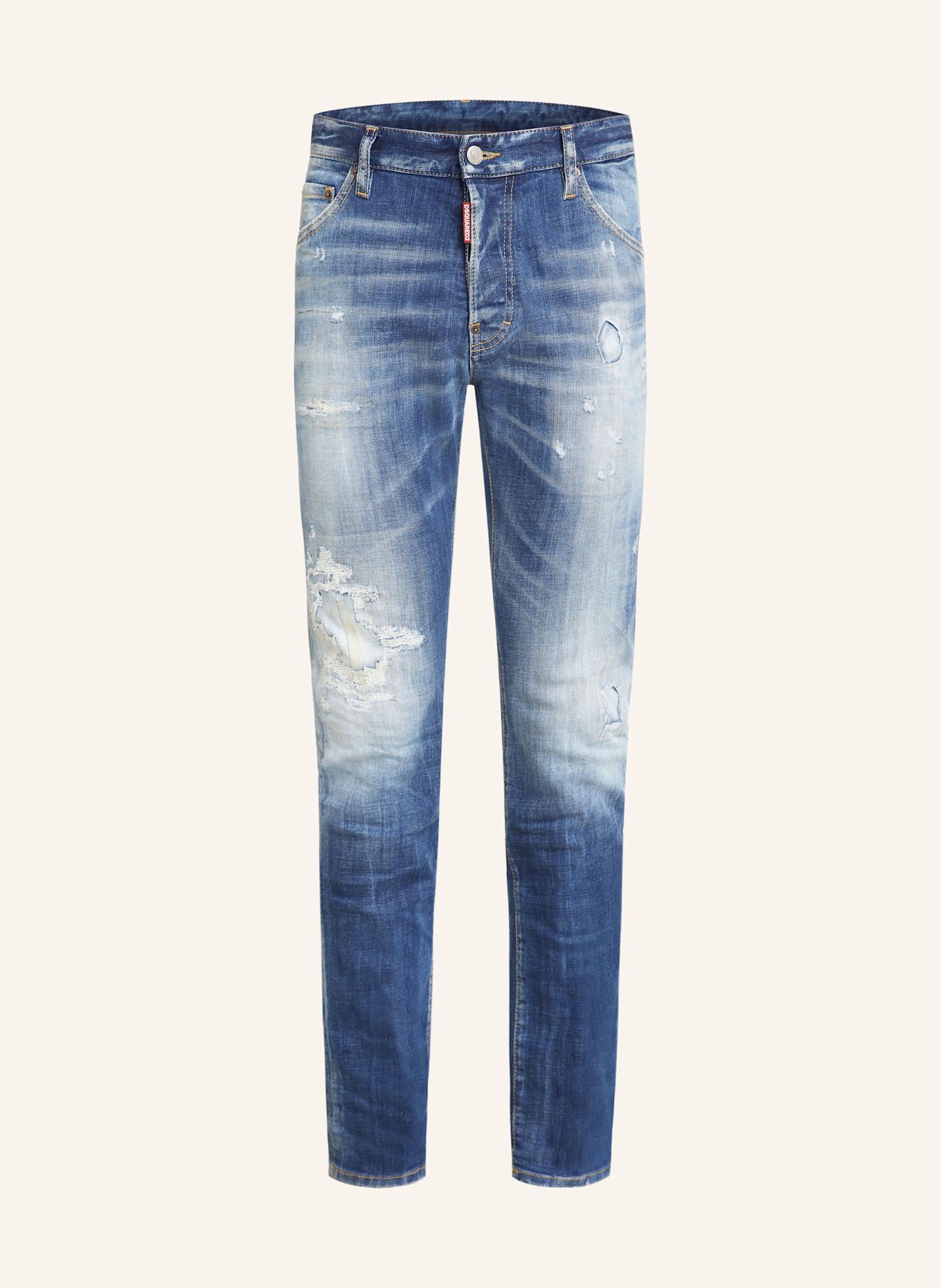 DSQUARED2 Džíny Extra Slim Fit: 470 NAVY BLUE