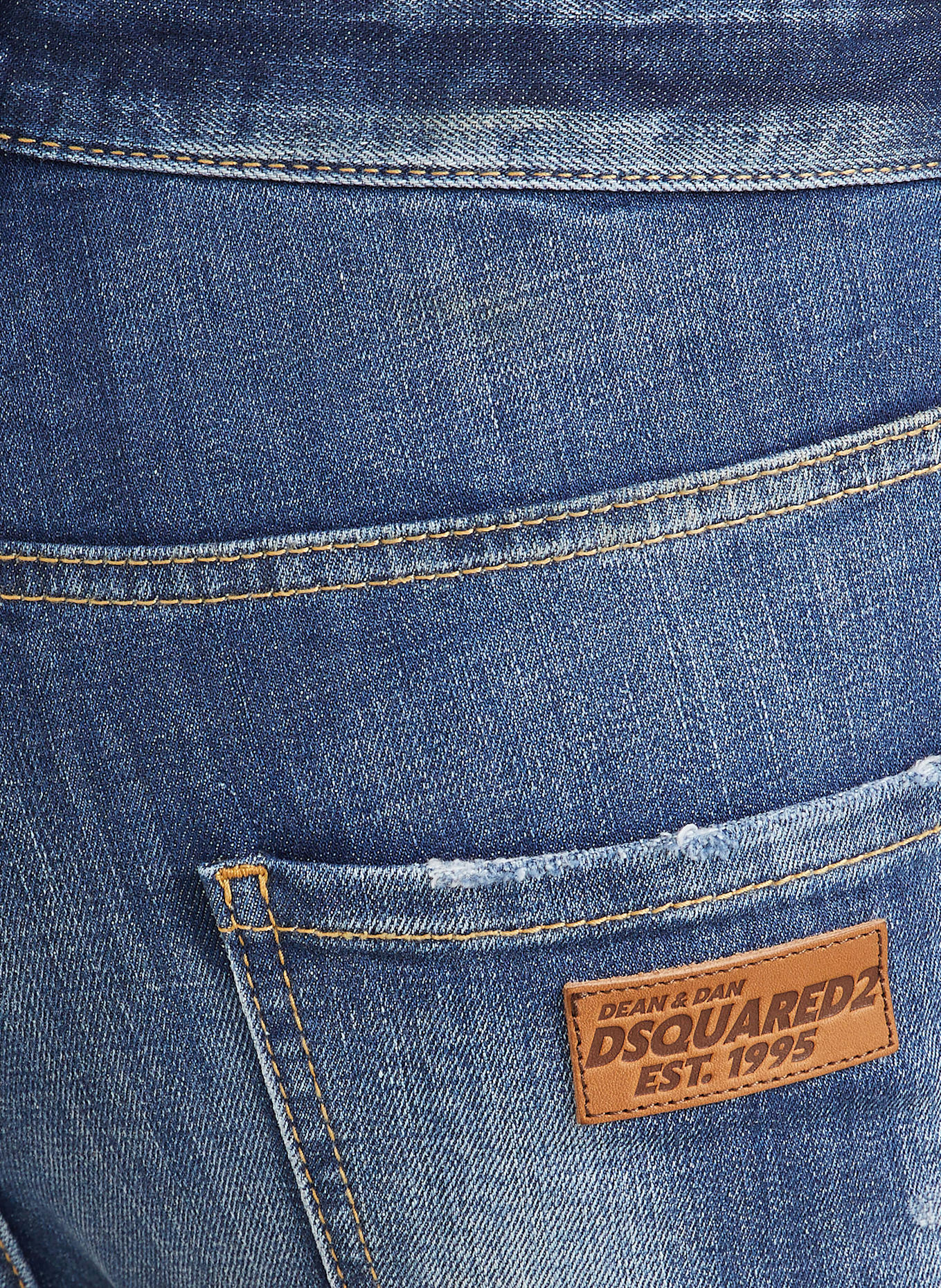 DSQUARED2 Džíny Extra Slim Fit: 470 NAVY BLUE