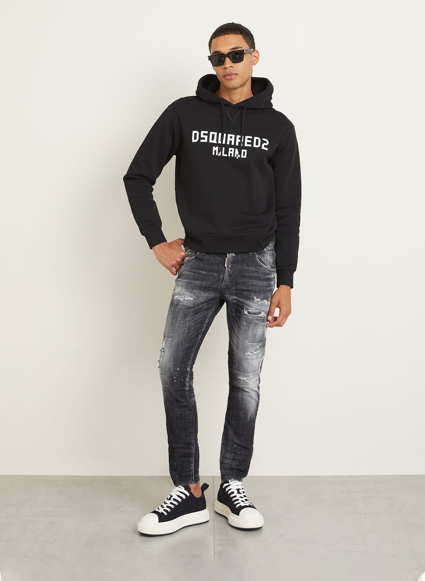DSQUARED2 Pánské sluneční brýle: 900 BLACK