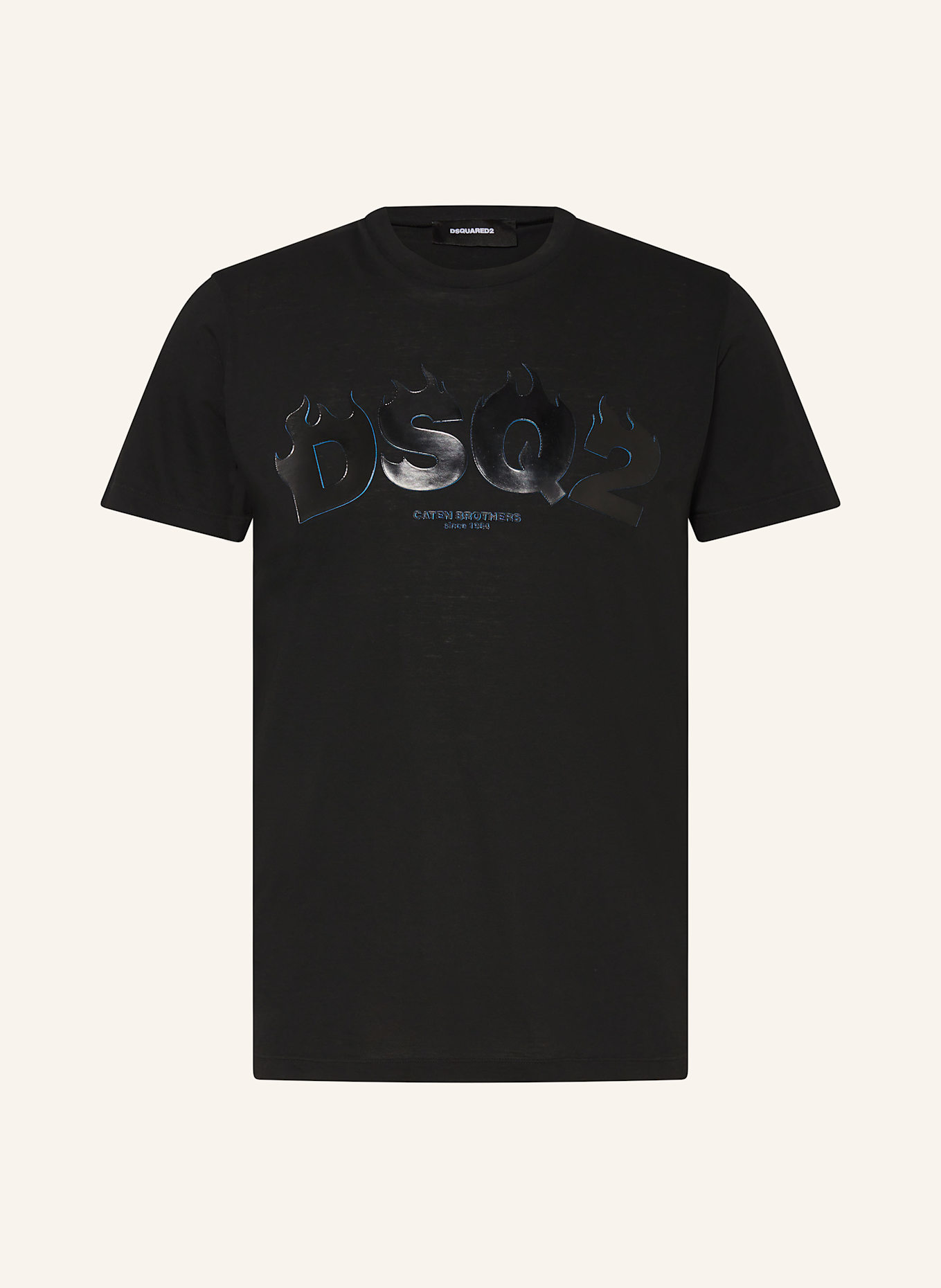 DSQUARED2 Tričko: ČERNÁ