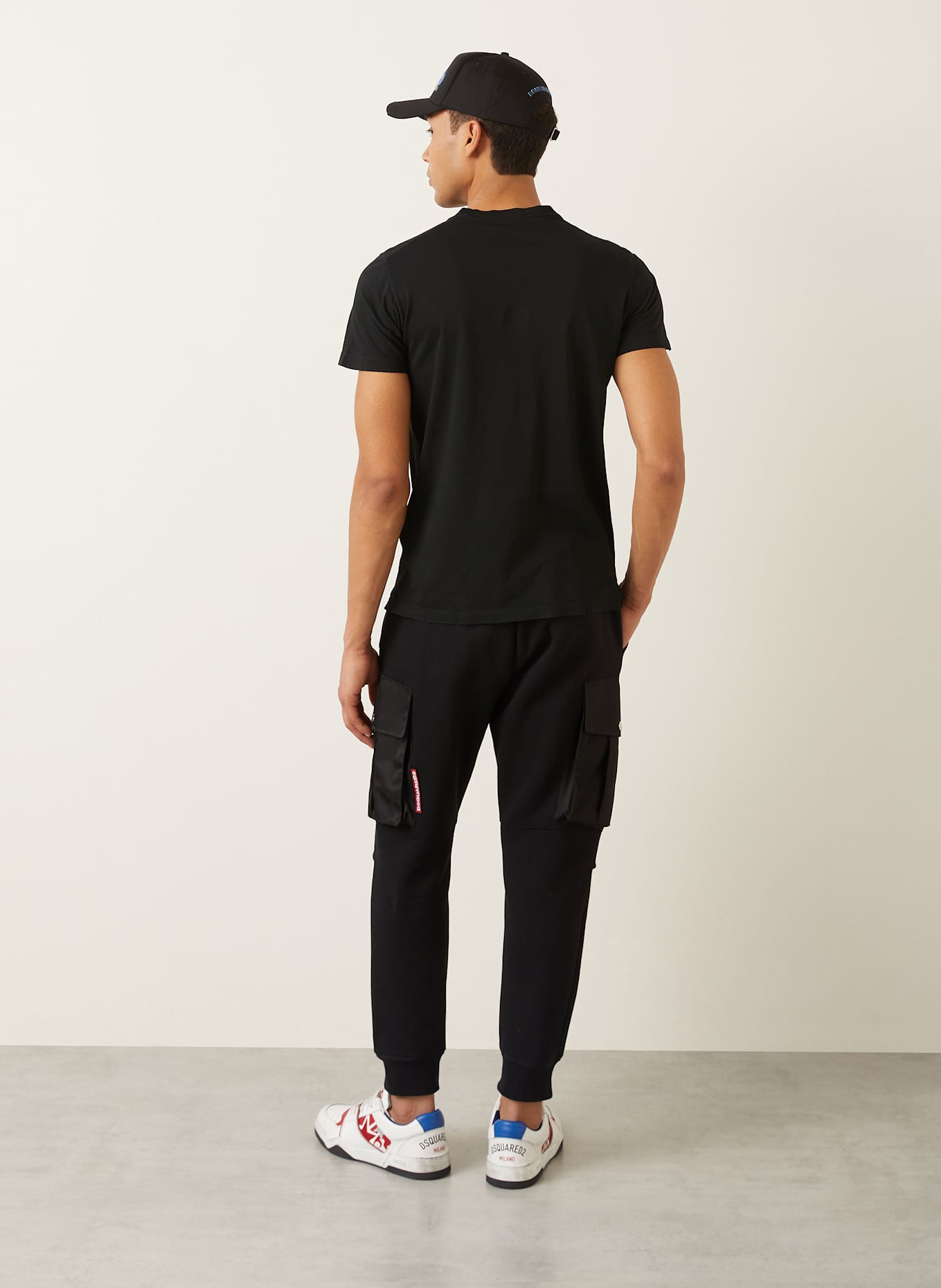 DSQUARED2 Tričko: ČERNÁ