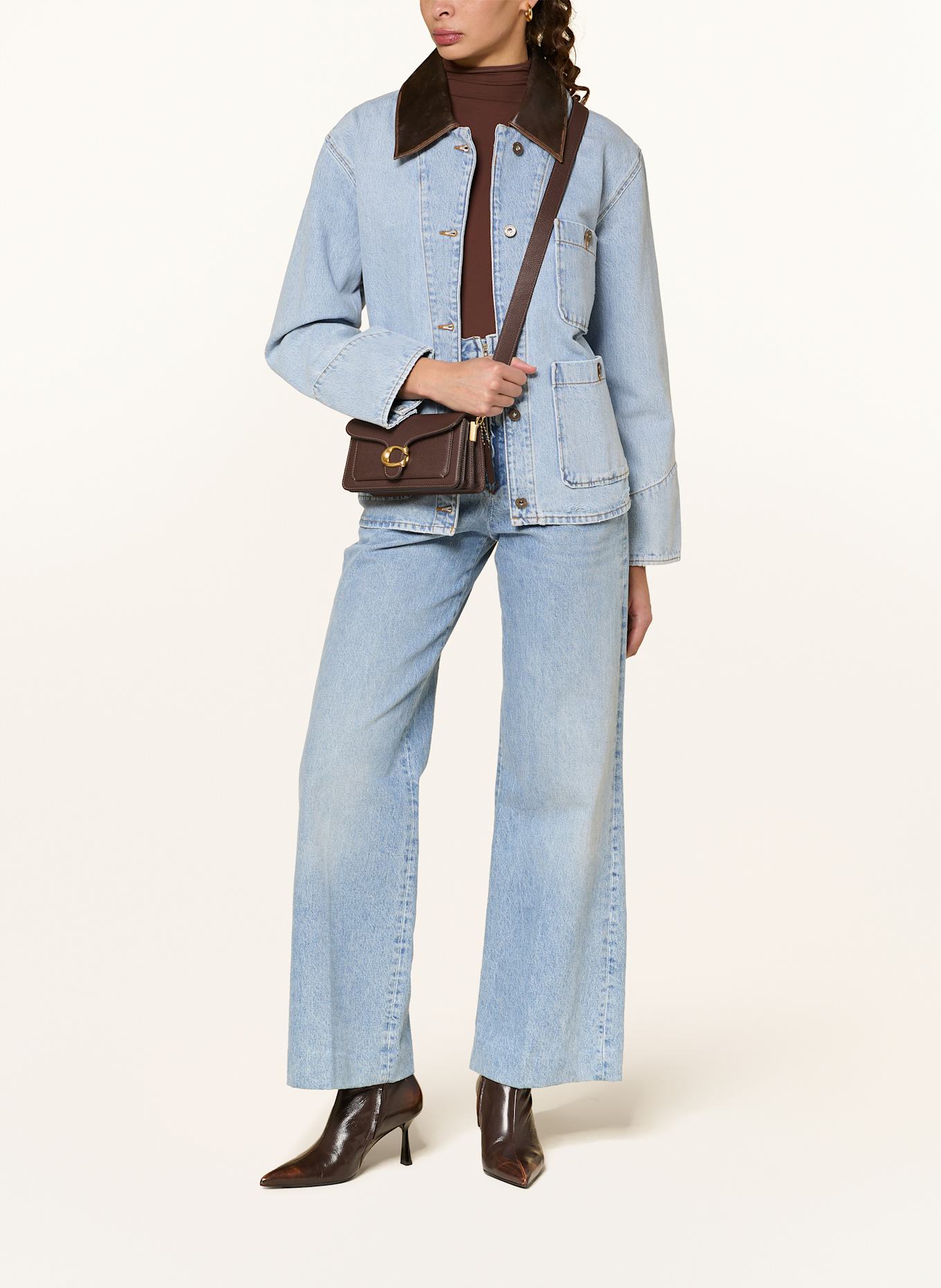 COACH Kabelka přes rameno TABBY 20: TMAVĚ HNĚDÁ