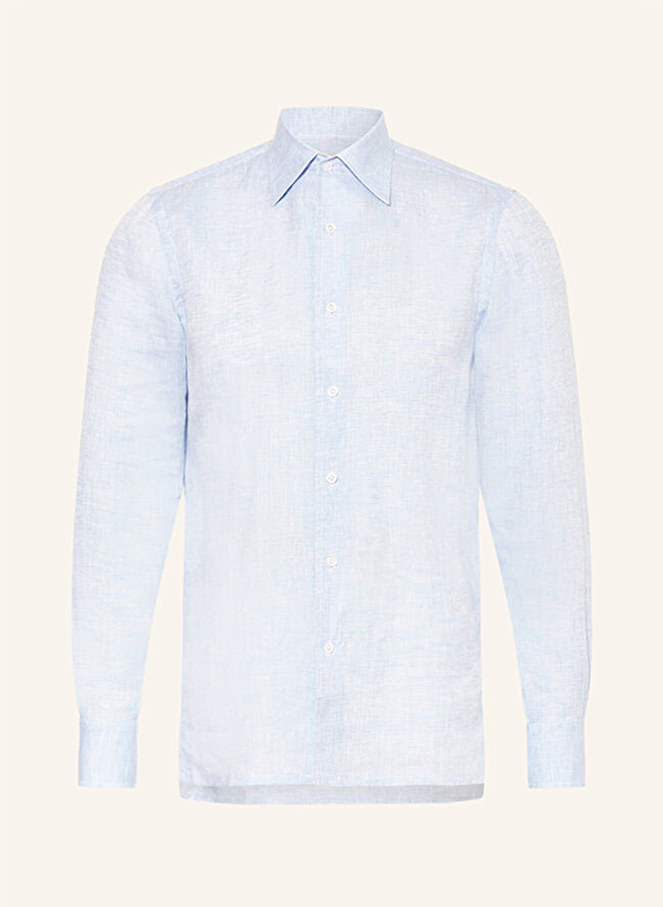 FIORONI Leinenhemd Regular Fit: HELLBLAU