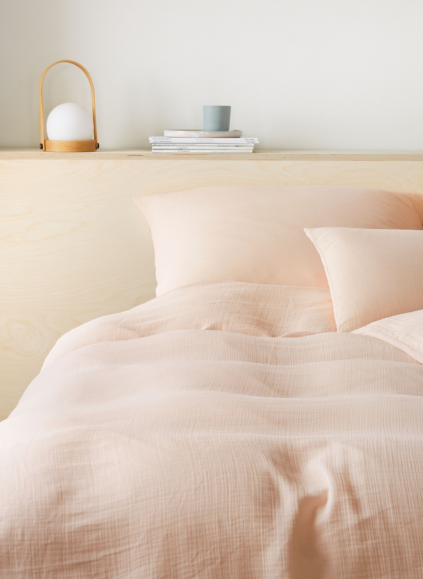 elegante Bettwäsche SMOOTH: HELLORANGE