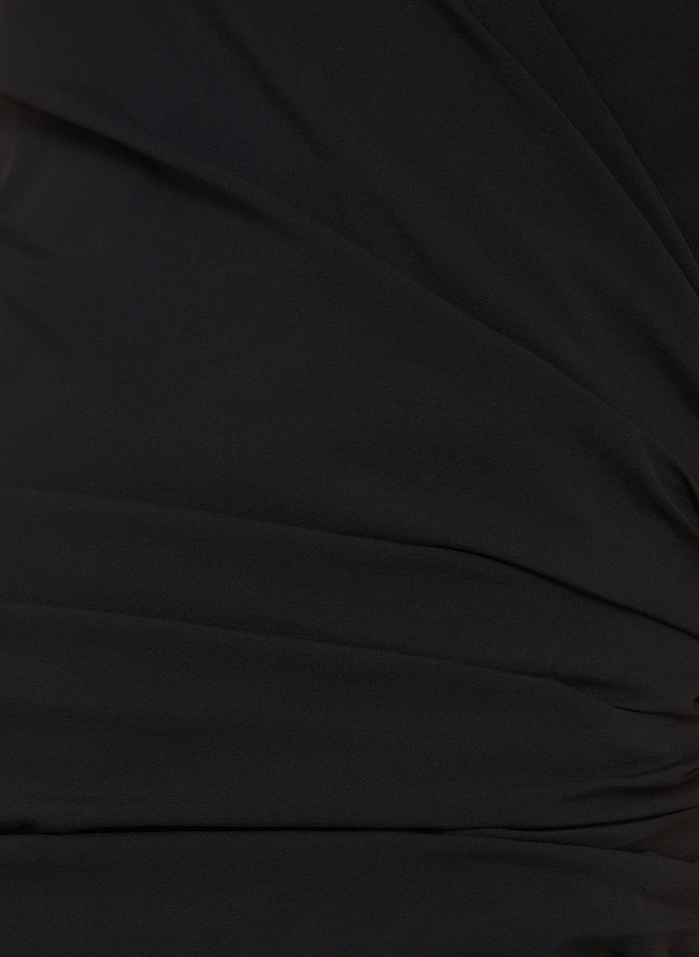 JACQUEMUS Off-shoulder dress LA ROBE RITA LONGUE in black