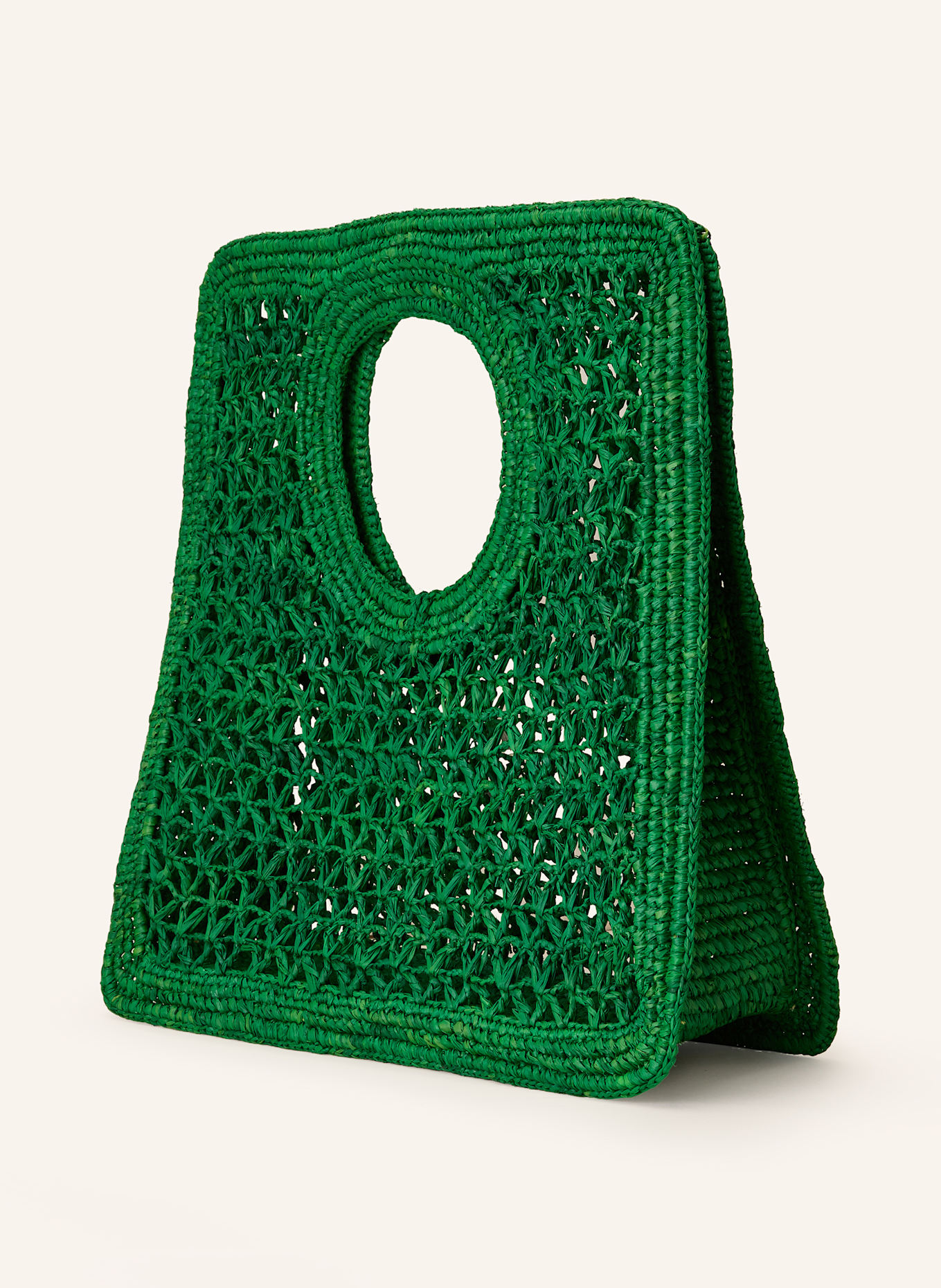 JACQUEMUS Shopper LE PETIT CARRE SPIAGGIA: DUNKELGRÜN