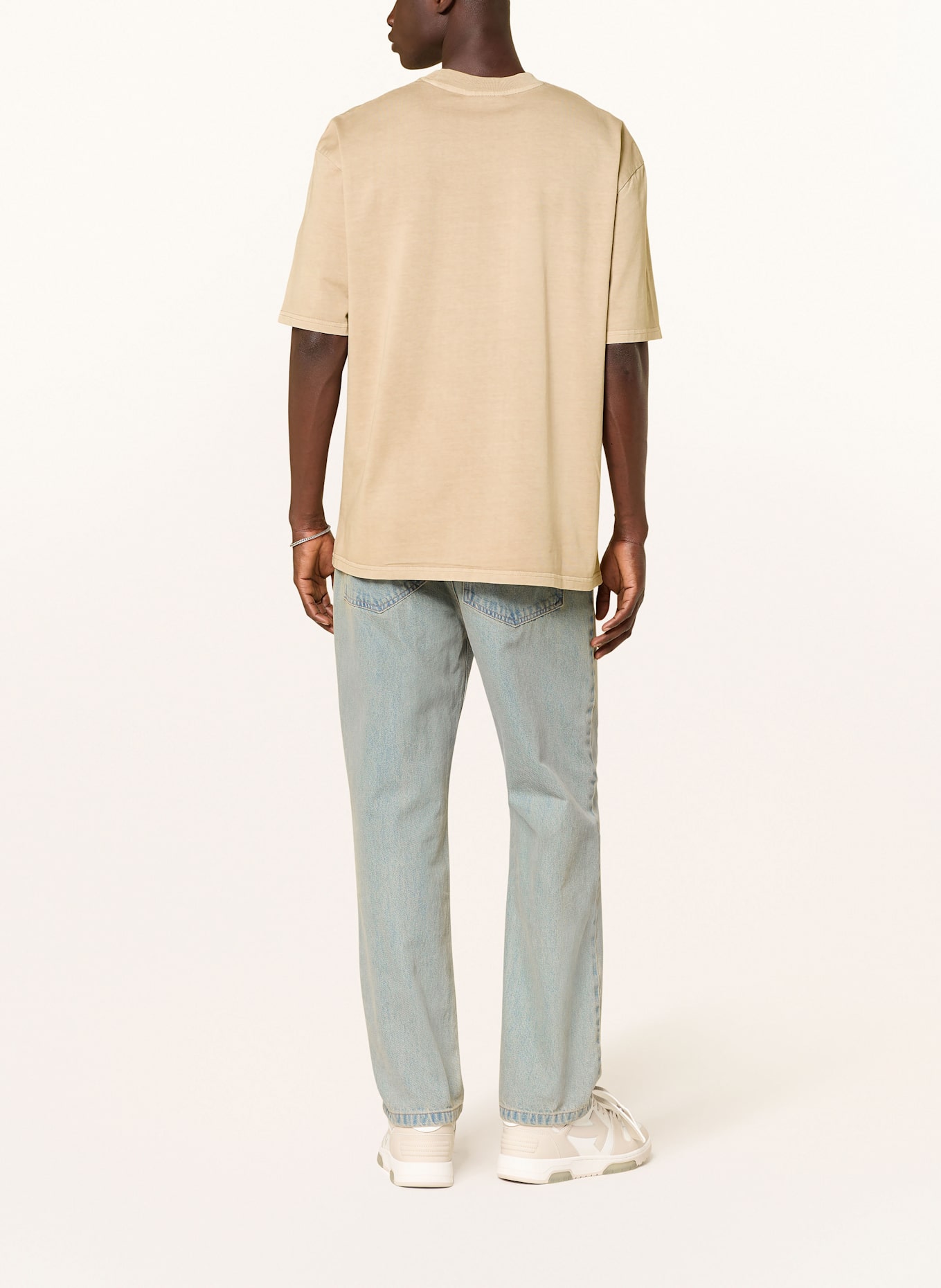 PEGADOR Oversized-Shirt: GRAU