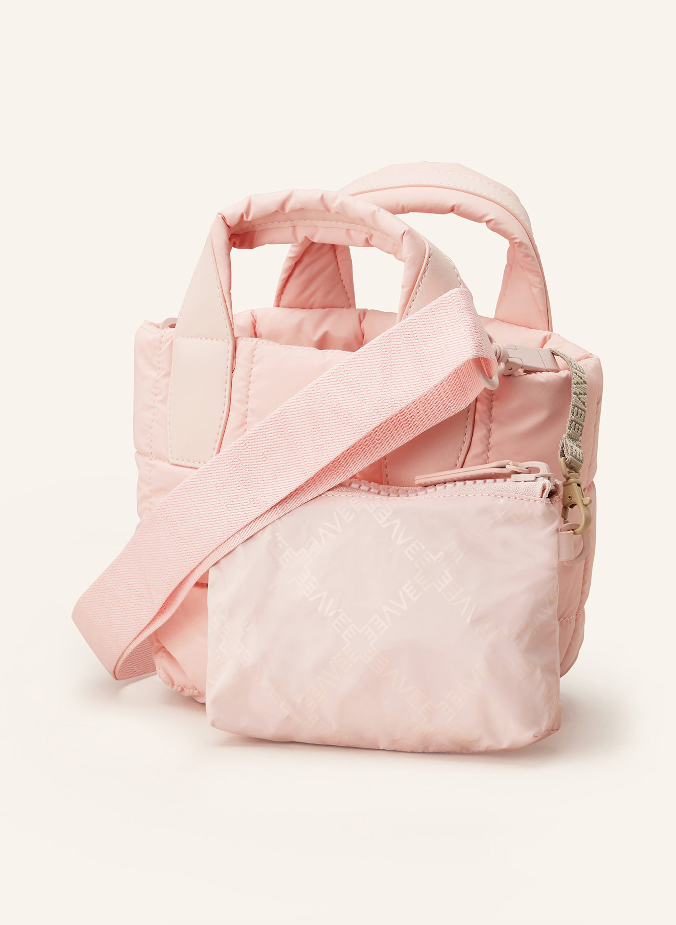 Vee Collective PORTER MINI TOTE handbag with pouch: PINK