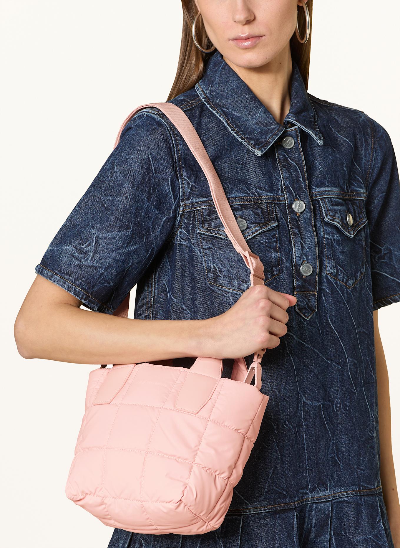 Vee Collective PORTER MINI TOTE handbag with pouch: PINK