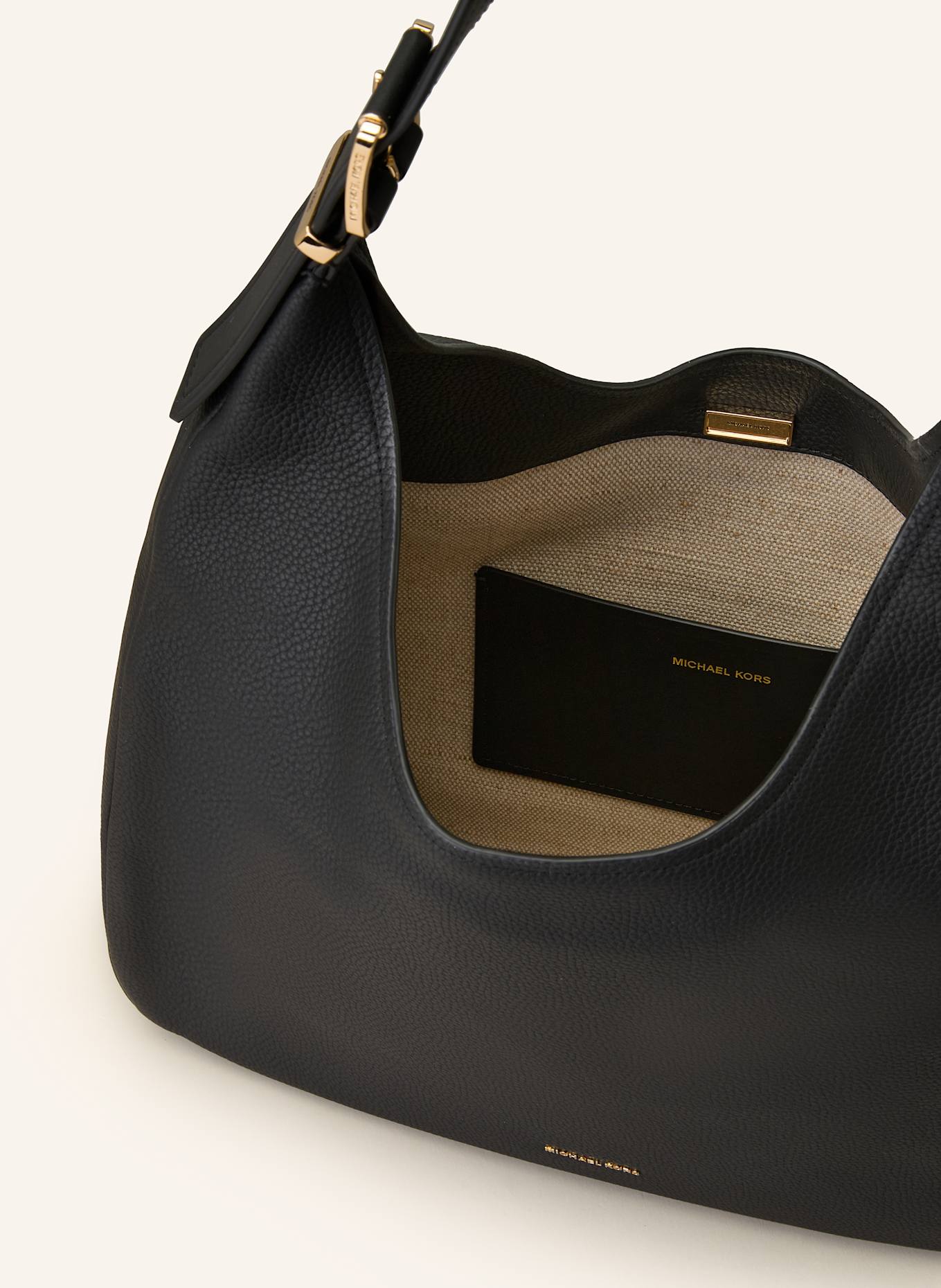 MICHAEL KORS Hobo-Bag NOLITA LARGE: SCHWARZ